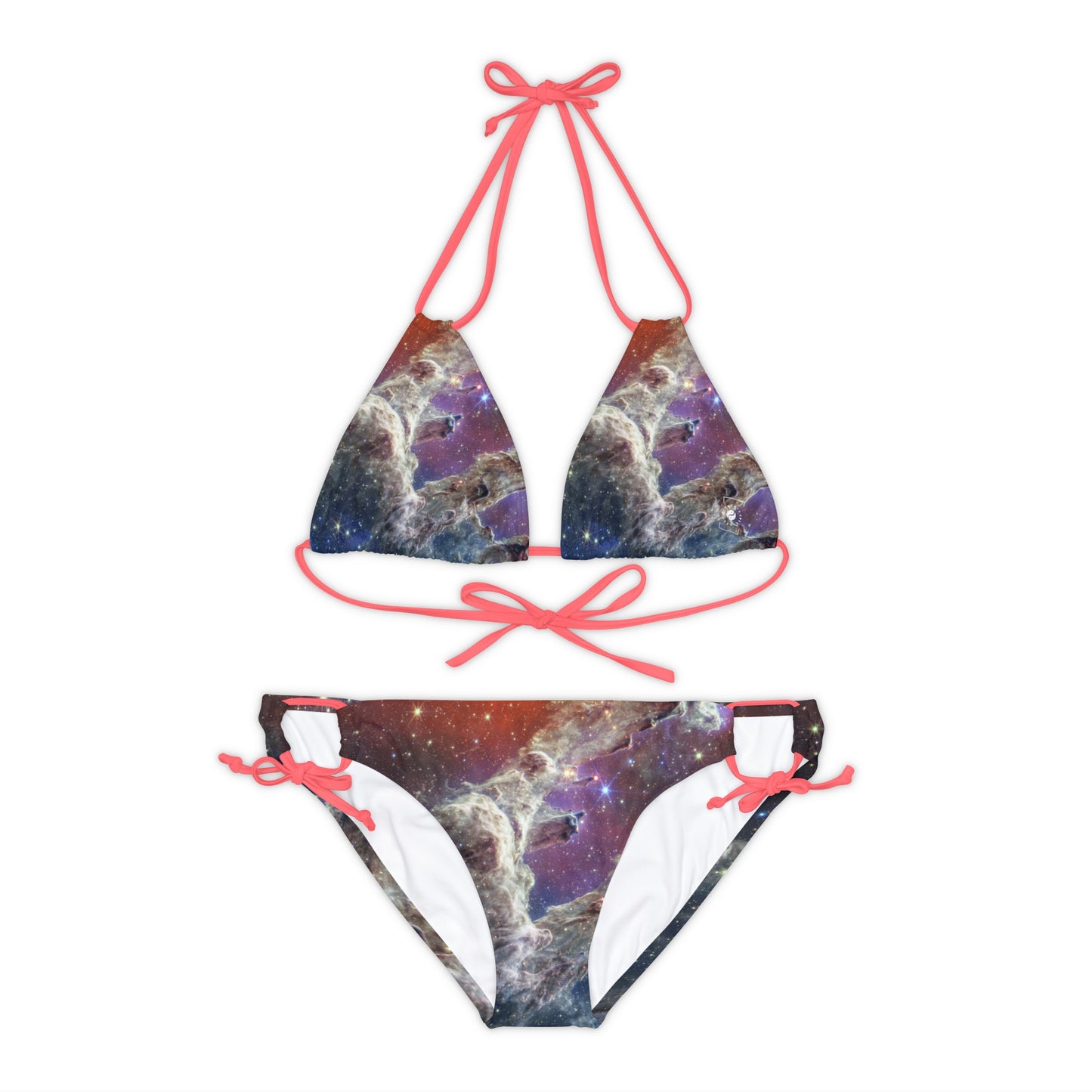 Pillars of Creation (NIRCam and MIRI Composite Image) - JWST Collection - Lace-up Bikini Set