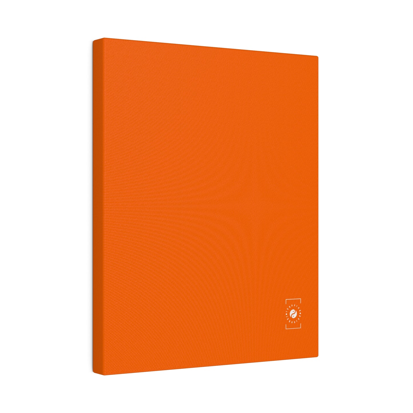 Neon Orange #FF6700 - Art Print Canvas