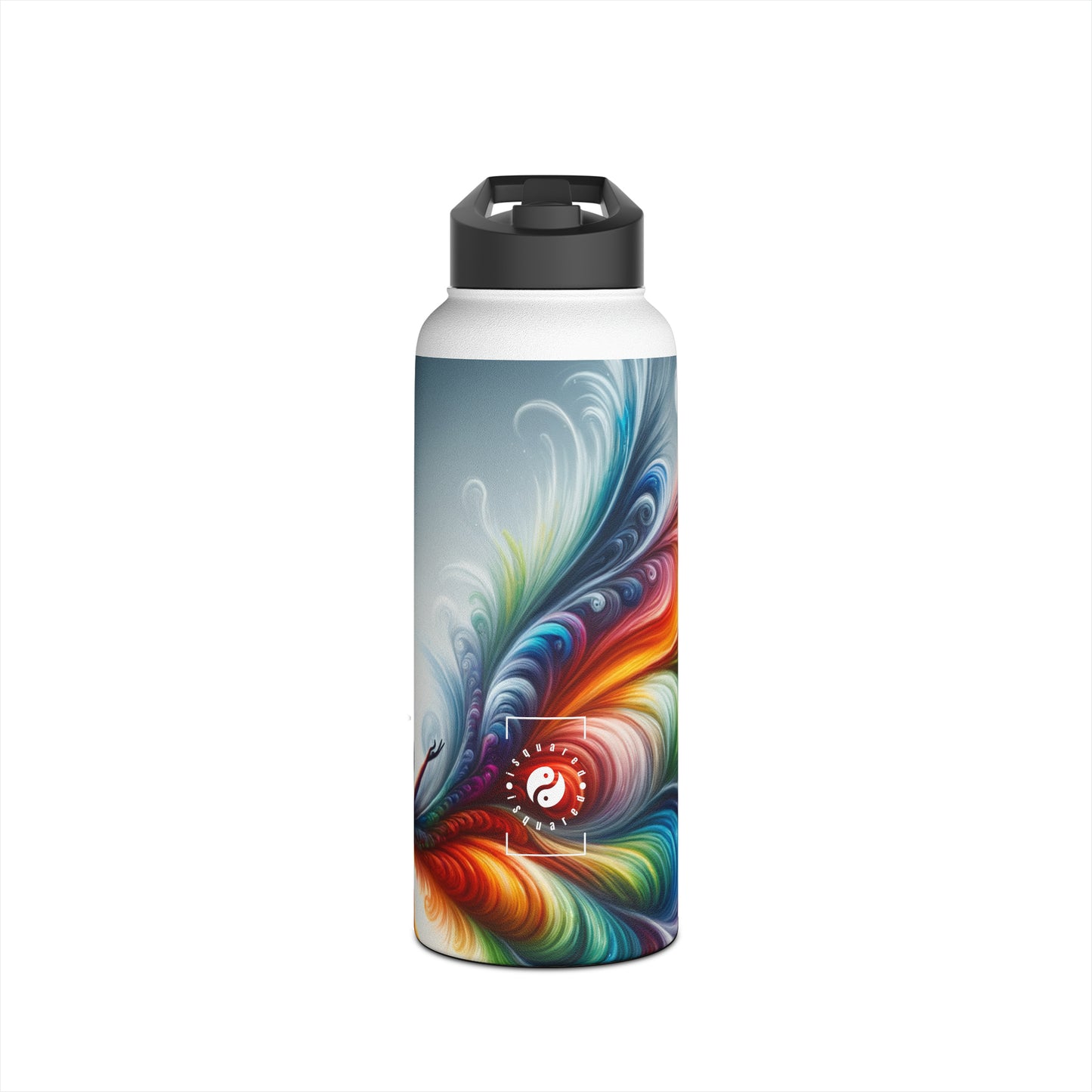 "Yogini's Rainbow Flight" - Water Bottle