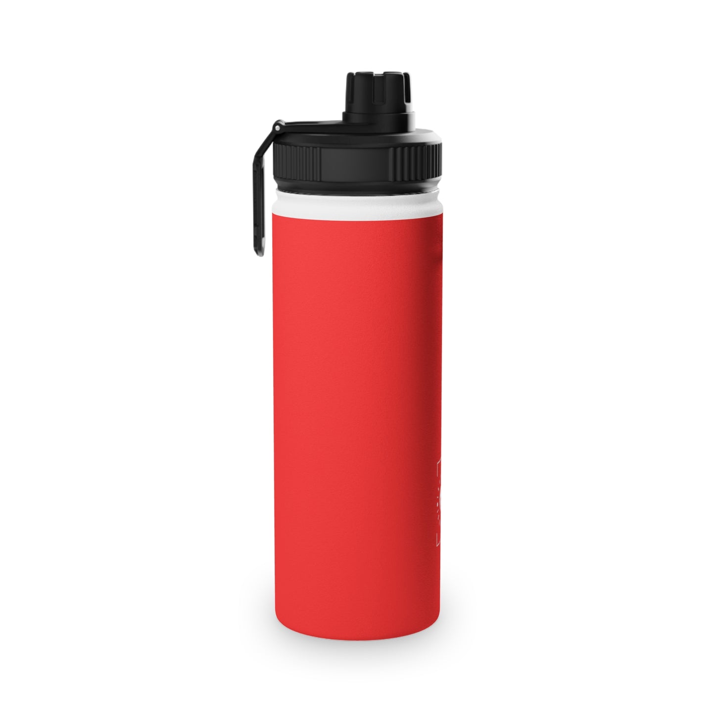 Bright Red FF3131 - Sports Water Bottle