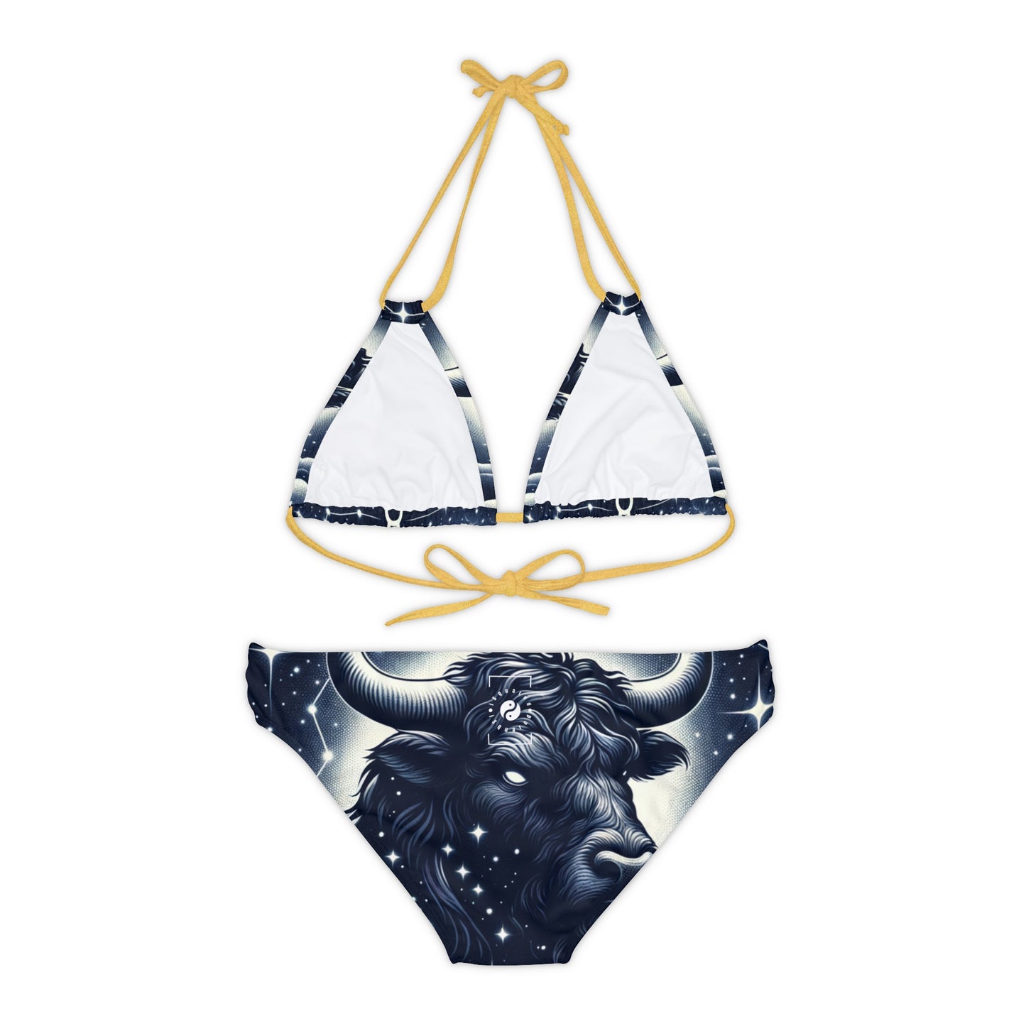 Celestial Taurine Constellation - Lace-up Bikini Set