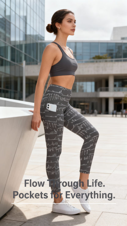 Bikram Ember - iSquared Pocket Leggings