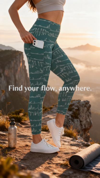 Bikram Ember - iSquared Pocket Leggings