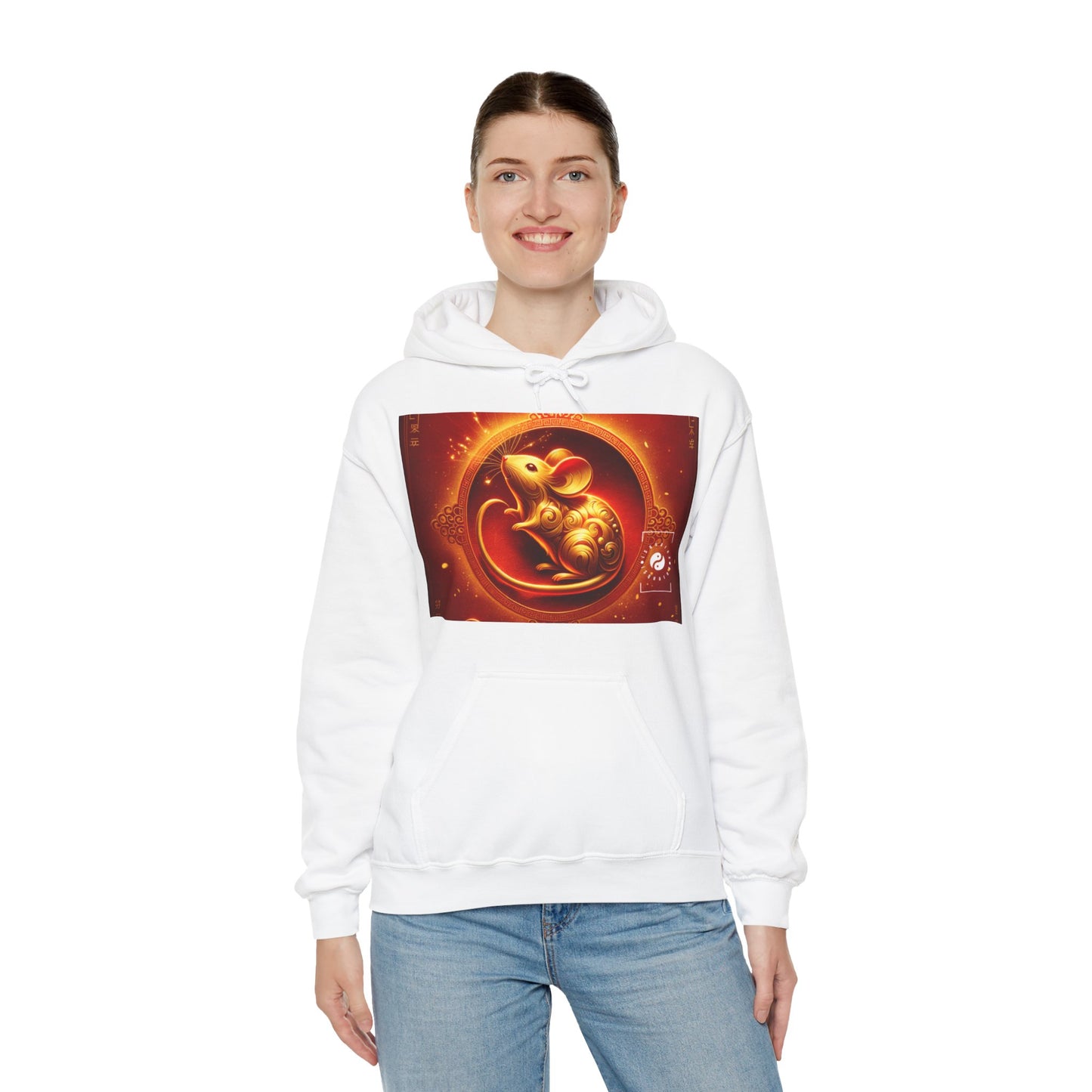 "Golden Emissary: A Lunar New Year's Tribute" - Hoodie