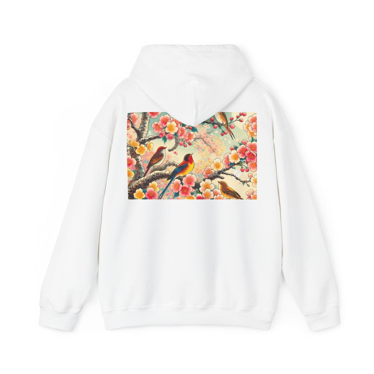 "Verdant Whispers: Sakura Chirping" - Hoodie