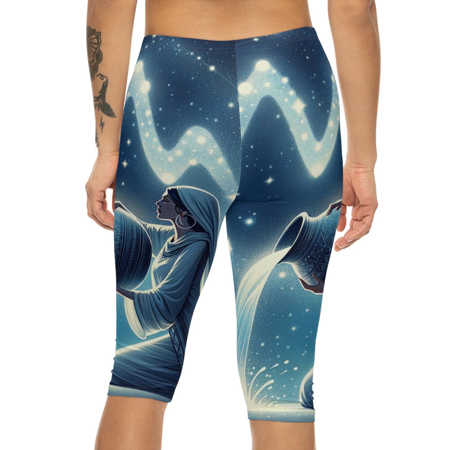 Aquarius Flow - Capri Shorts