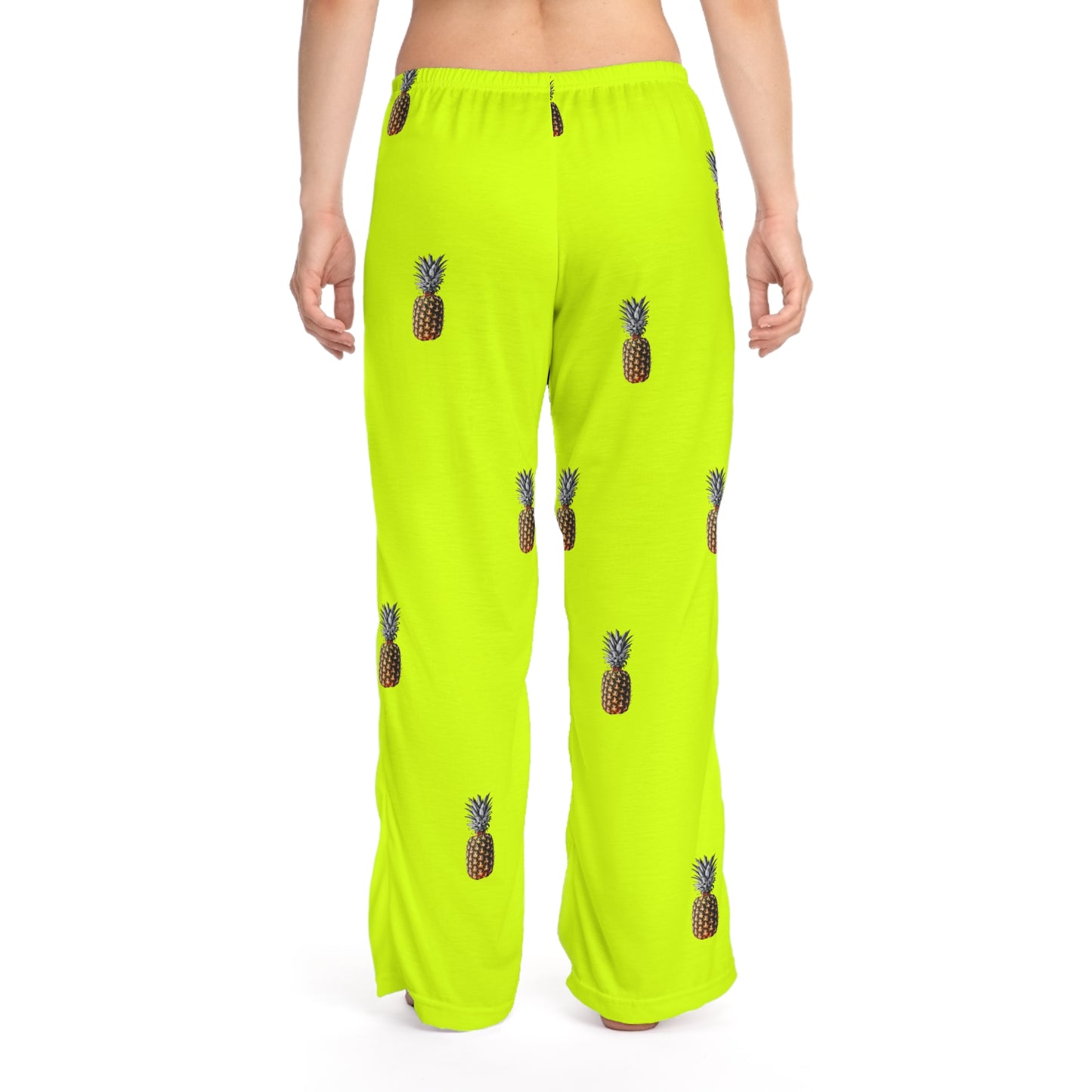 #D7FF11 Sharp Yellow + Pineapple - Women lounge pants