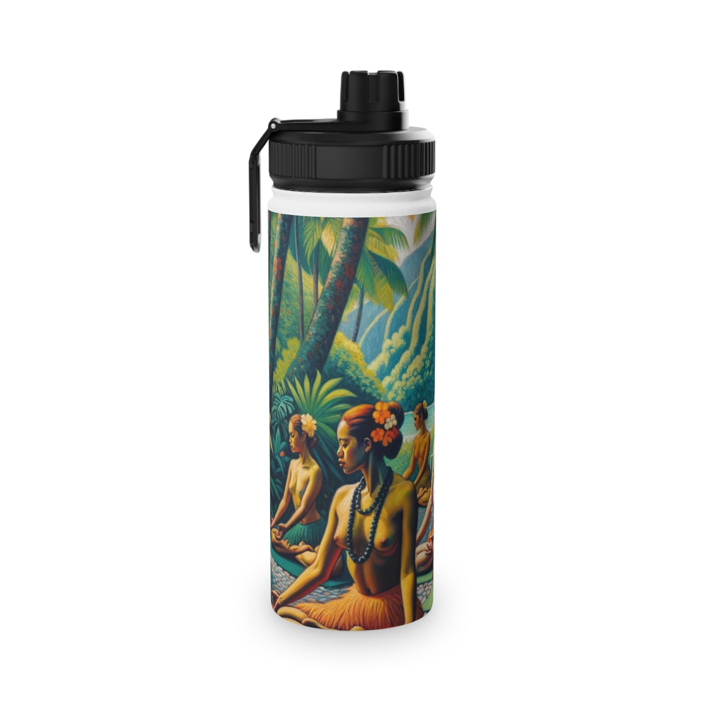 "Tahitian Tranquility - Sports Water Bottle