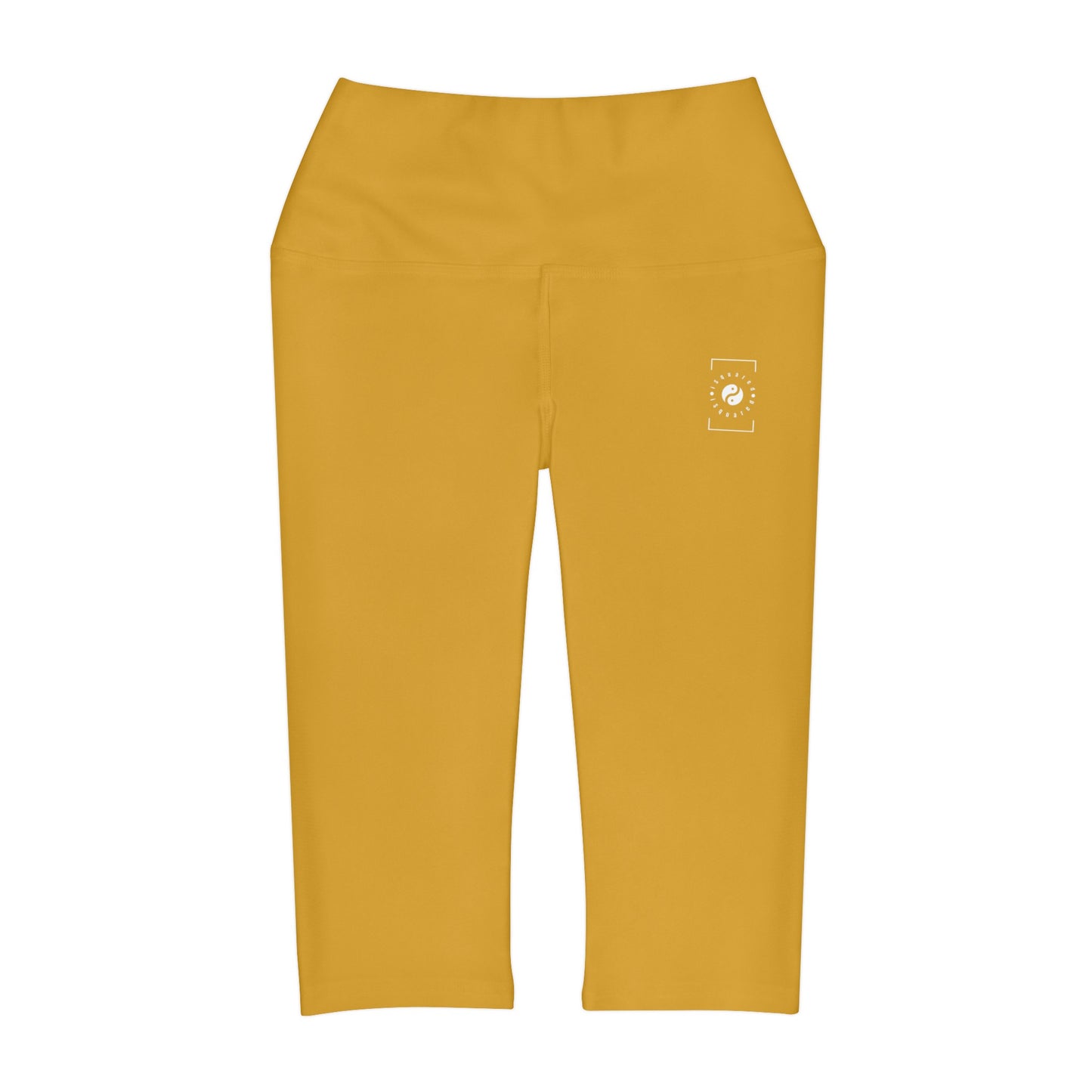 DAA520 Goldenrod - High Waisted Capri Leggings