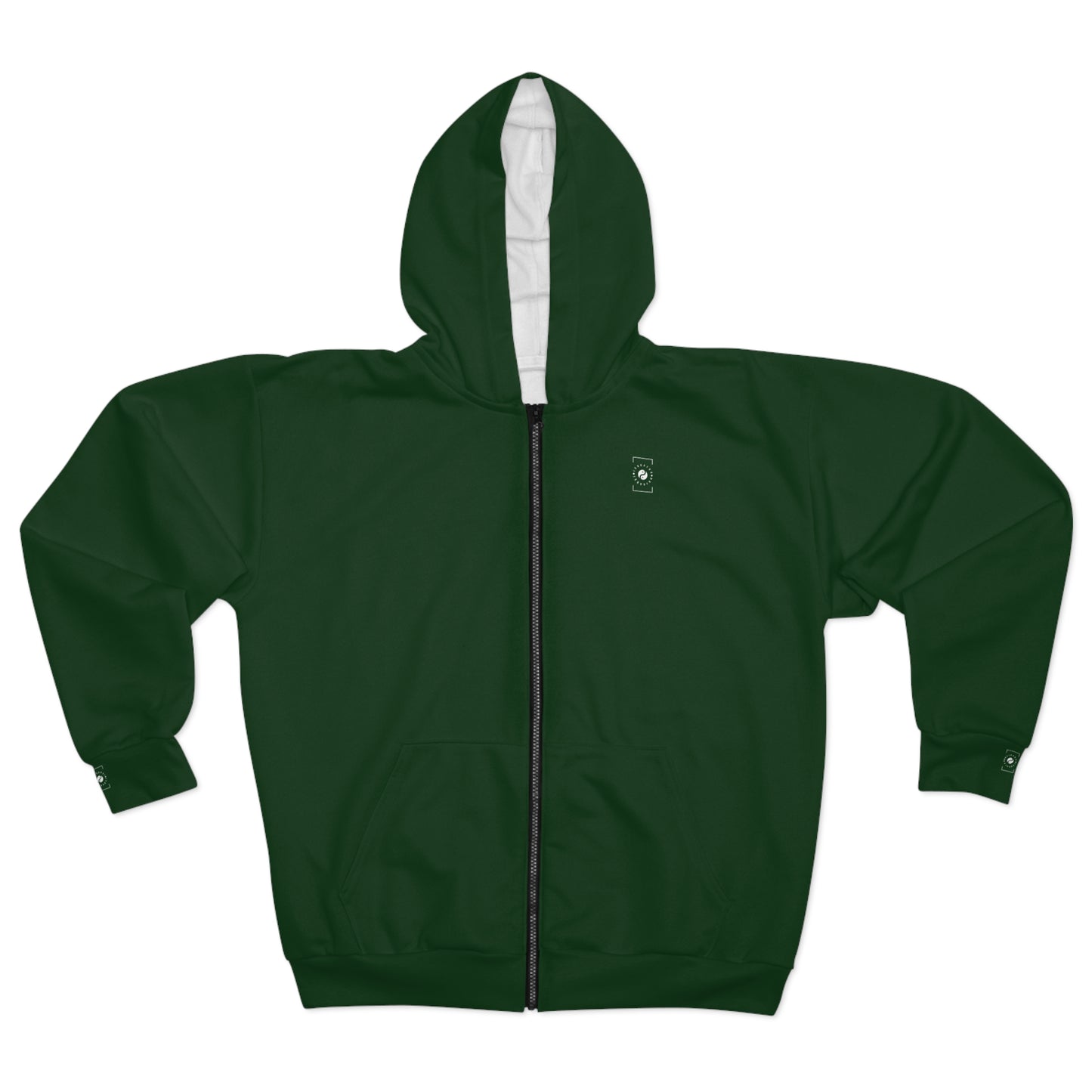 #153B1C Forest Green - Zip Hoodie