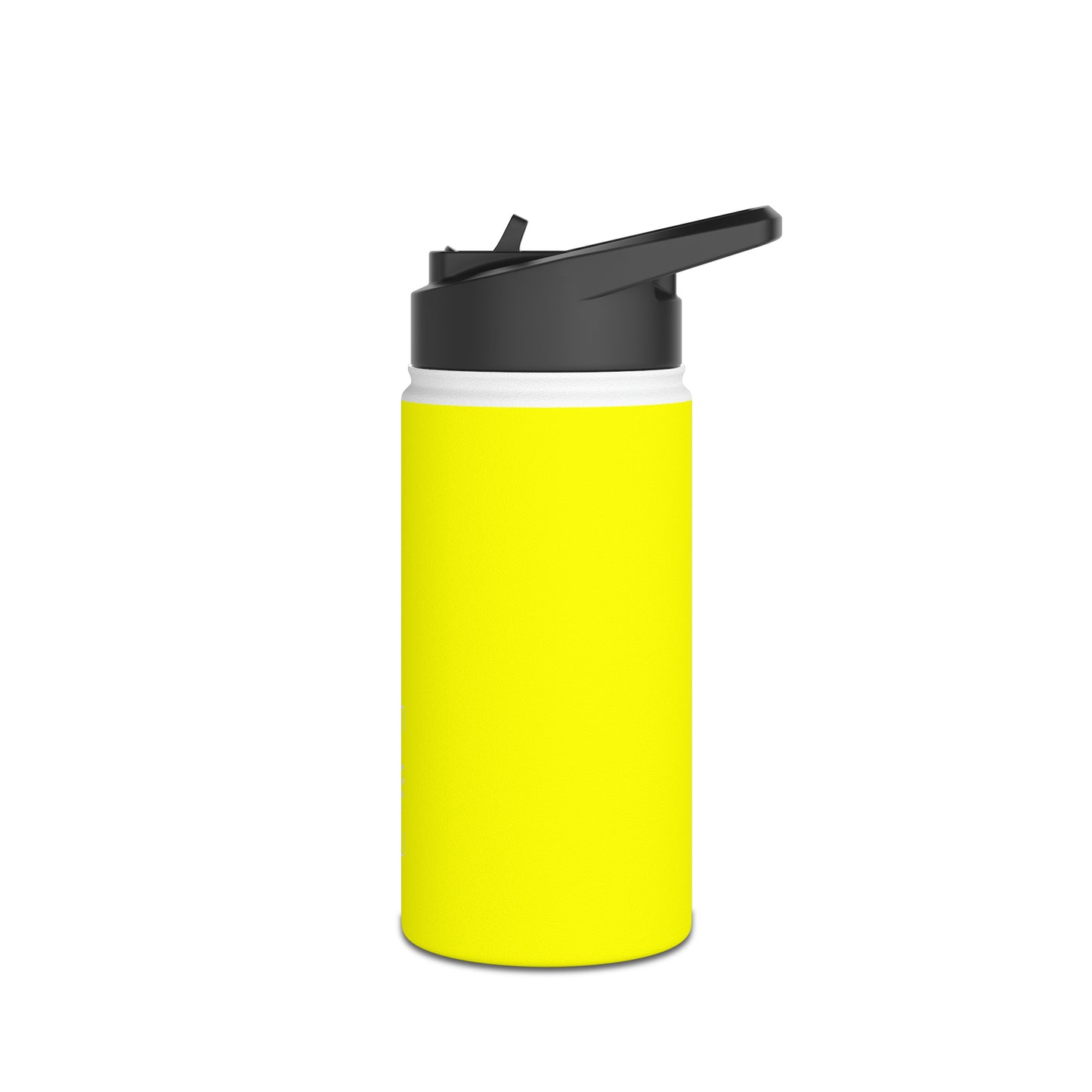 Neon Yellow FFFF00 - Water Bottle