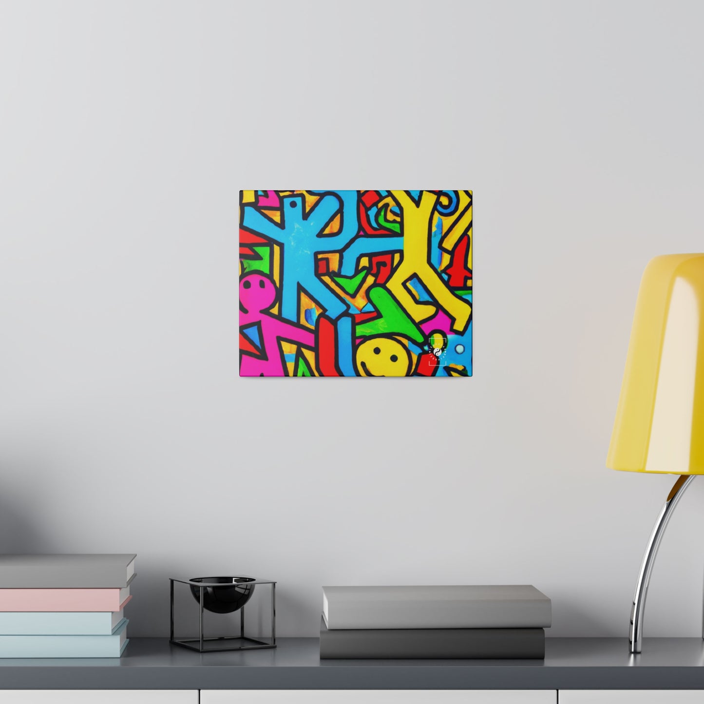 symbols of happiness - Art Print Canvas