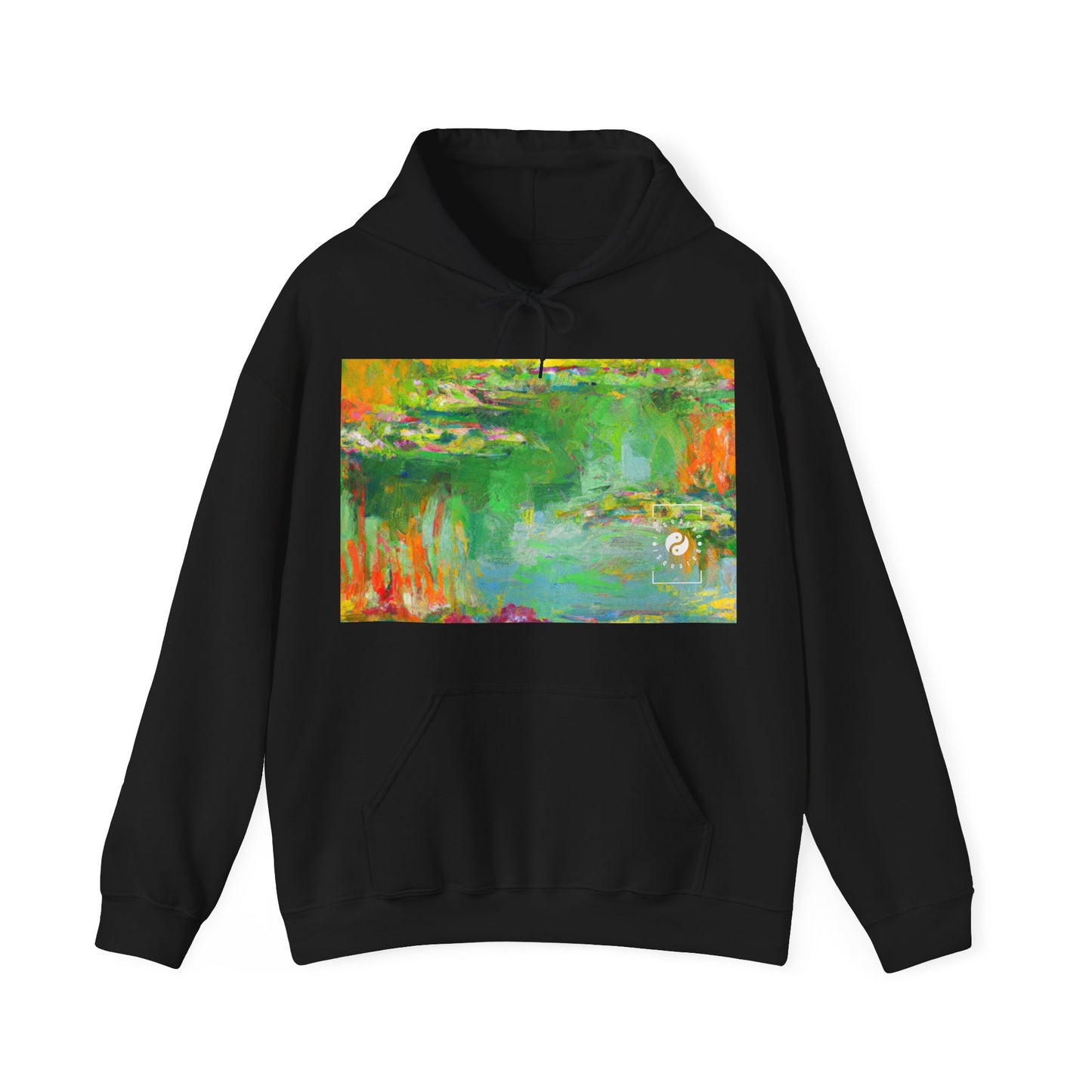 "Lily Aquarelle: Dusk Reflections" - Hoodie