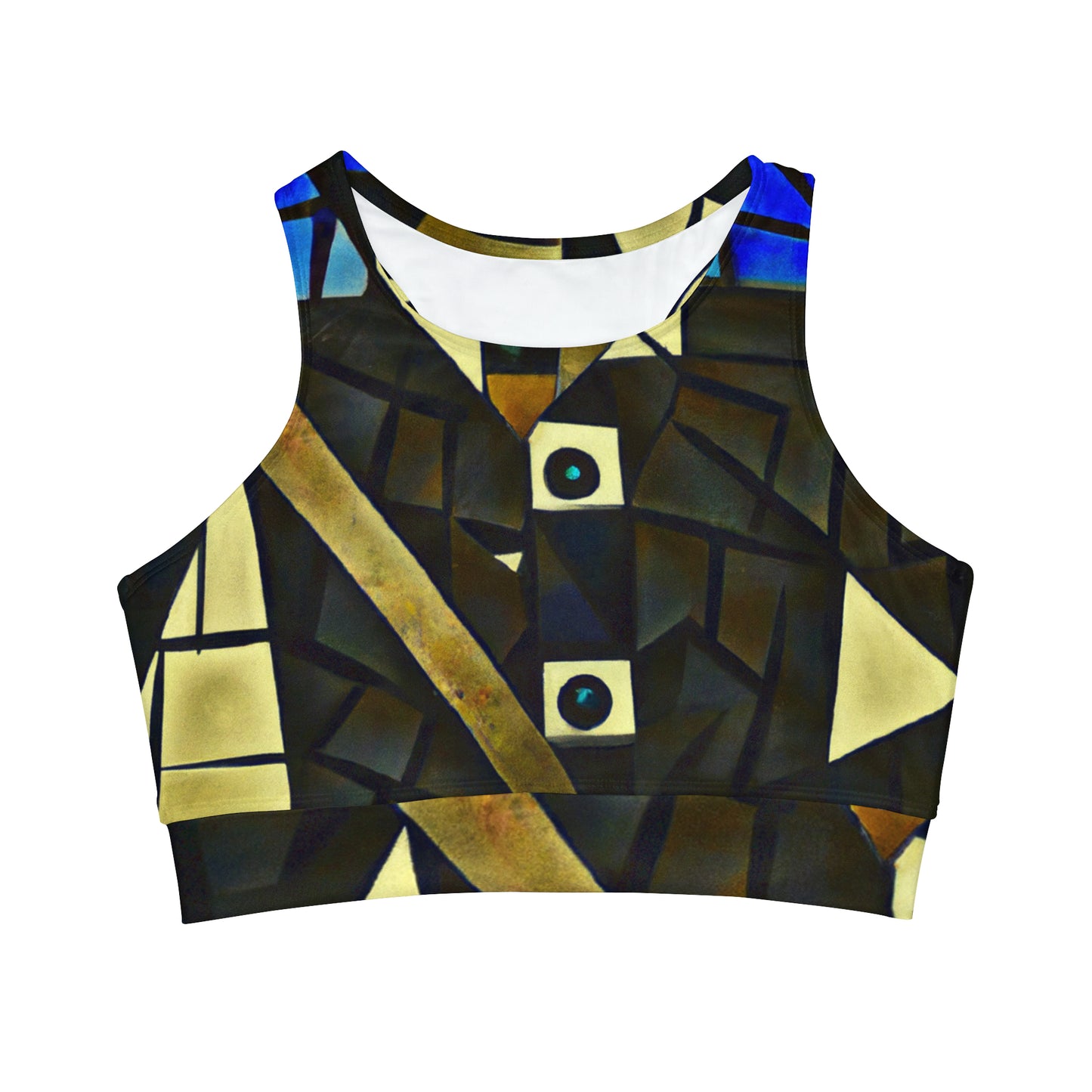 Leonardo Van Vercoli - High Neck Crop Top