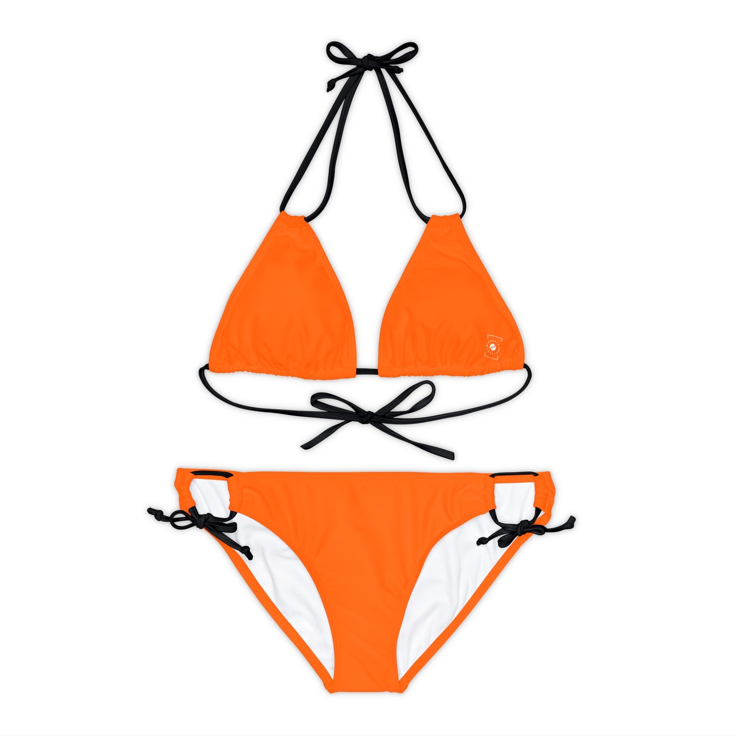 Orange fluo #FF6700 - Ensemble bikini à lacets