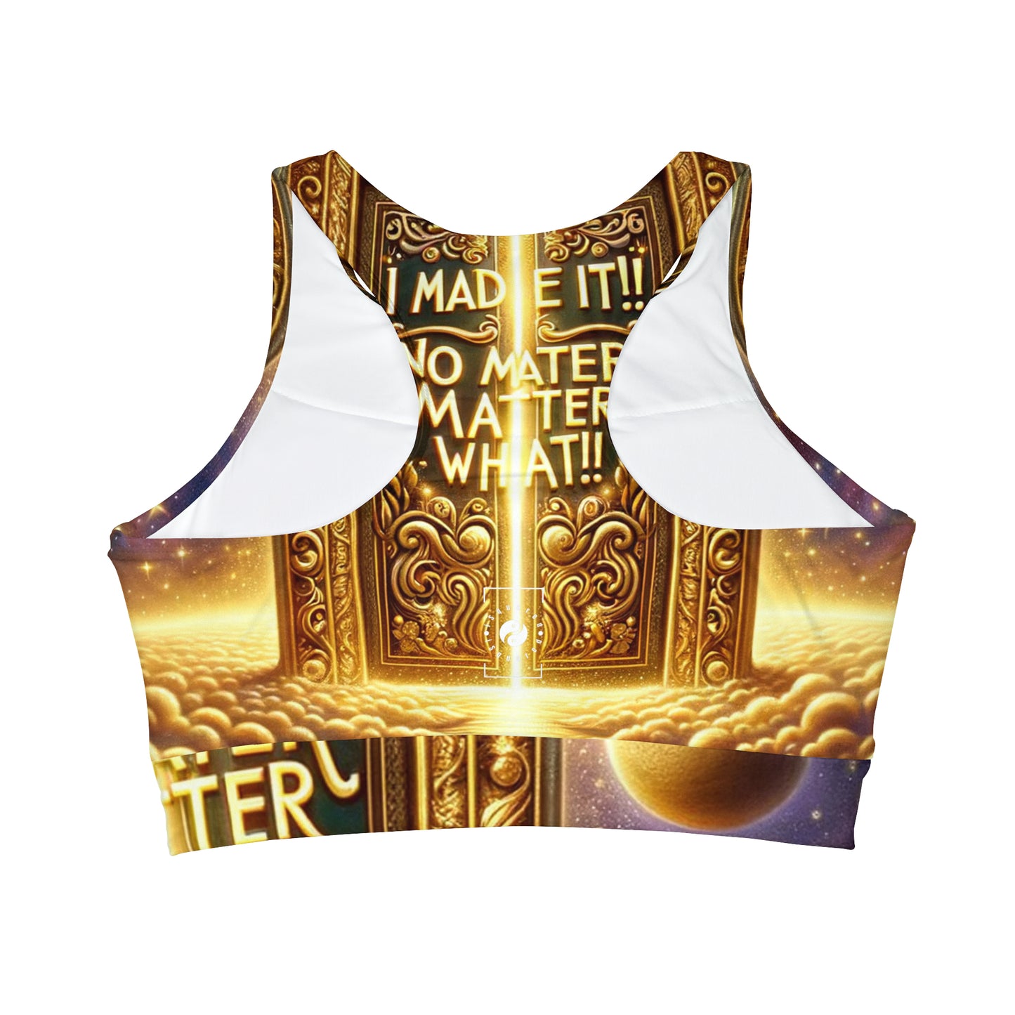 "Threshold of Perseverance" - High Neck Crop Top