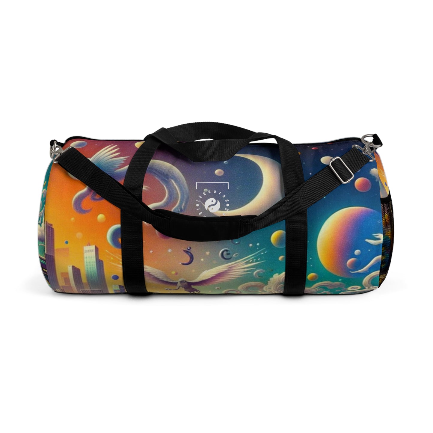 "Mirrors of Metaphor: A Murakami Odyssey" - Duffle Bag