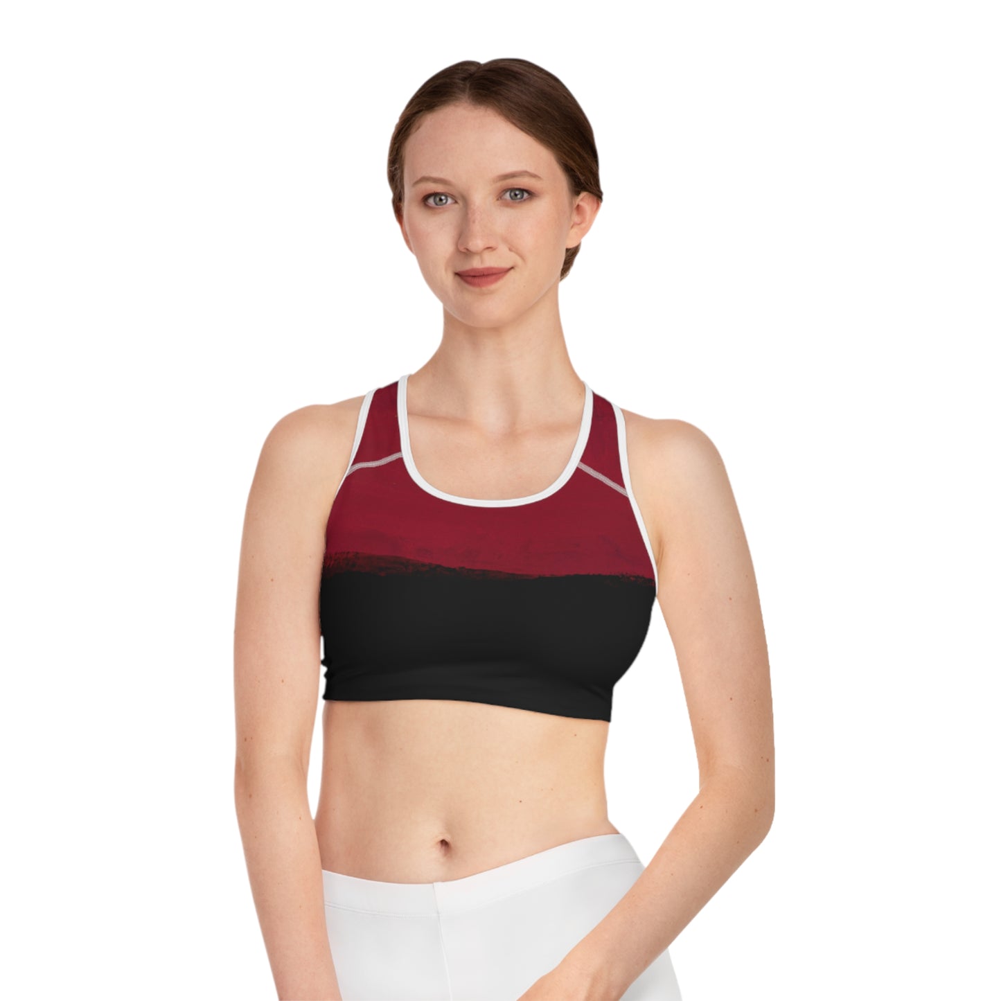 Nocturnal Vermillion - High Performance Sports Bra