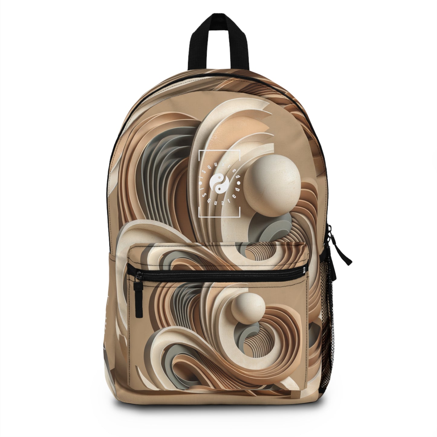 "Hepworth Hues: An Earth Tone Symphony" - Backpack