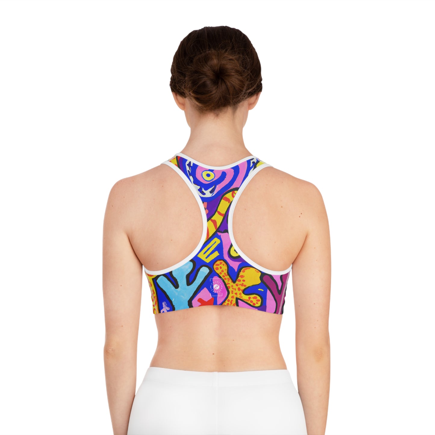 "Symbolic Jamboree" - High Performance Sports Bra