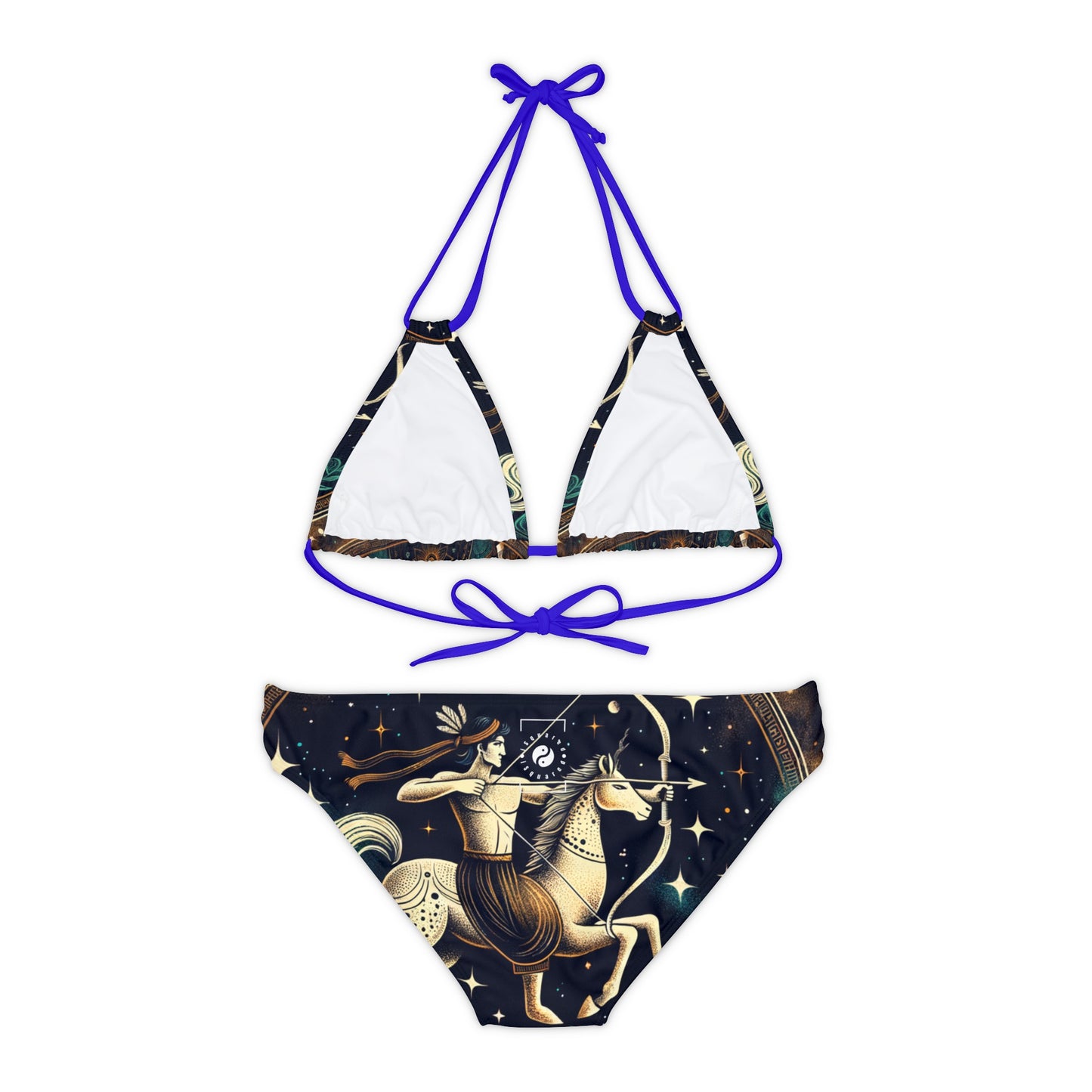 Sagittarius Emblem - Lace-up Bikini Set