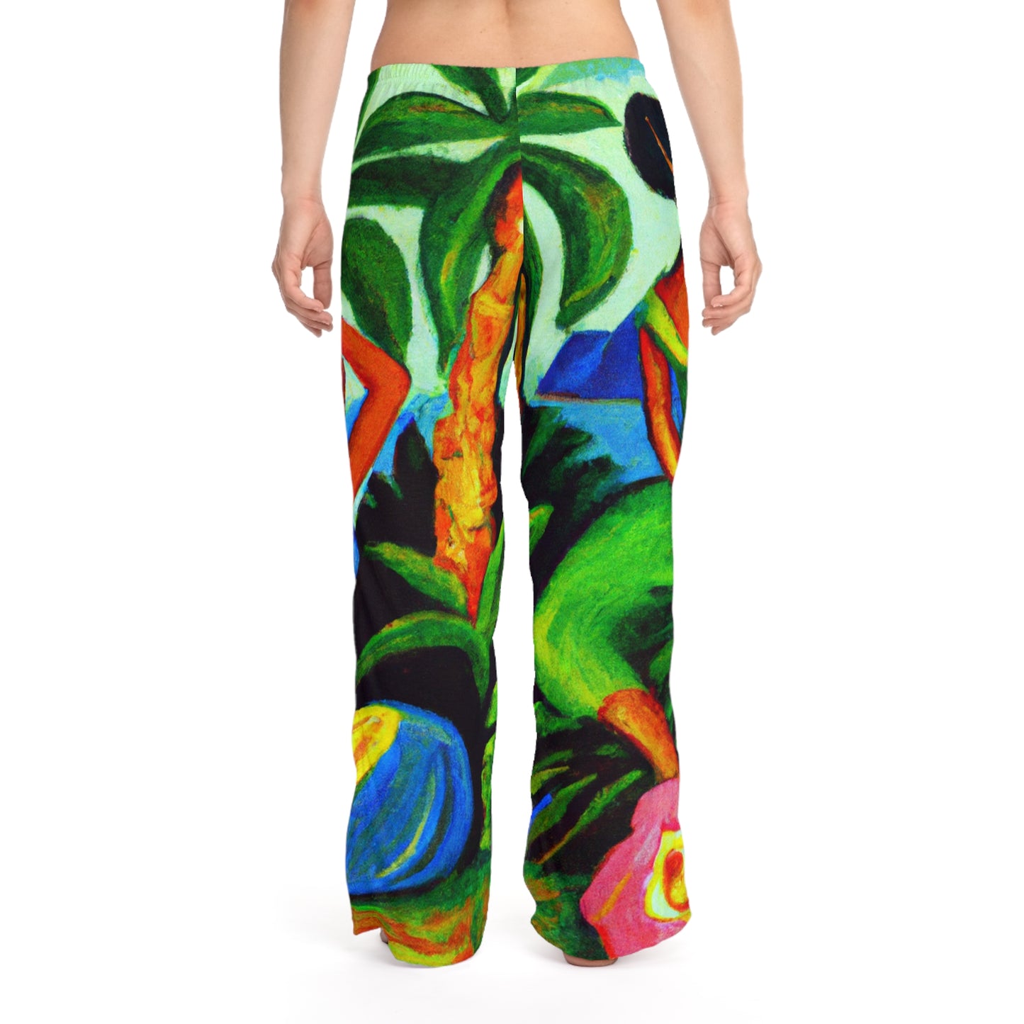 "Tropical Sutra Vivarium" - Pantalon lounge femme