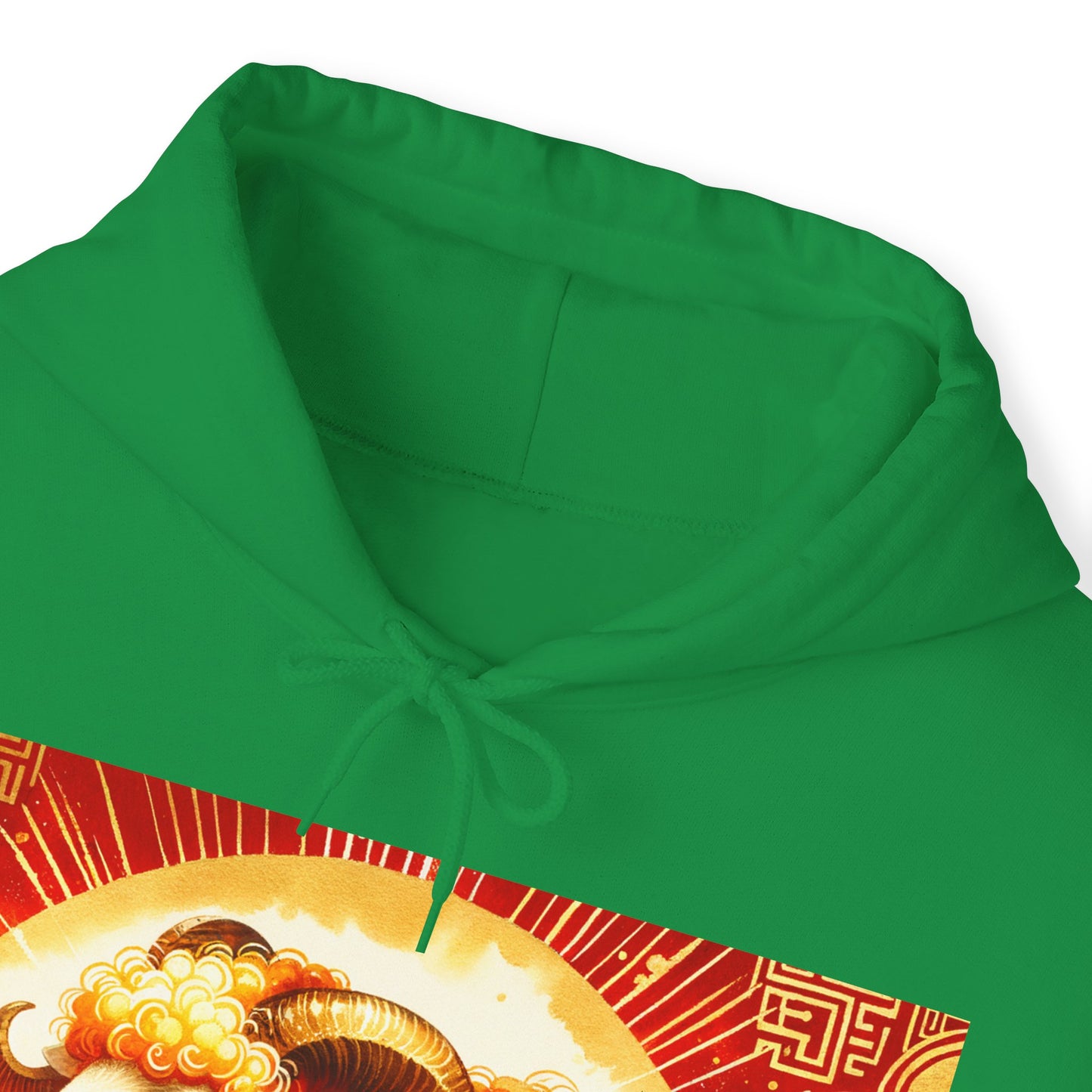 "Auspicious Gold of Divine Ewe: A Lunar New Year Revelry" - Hoodie