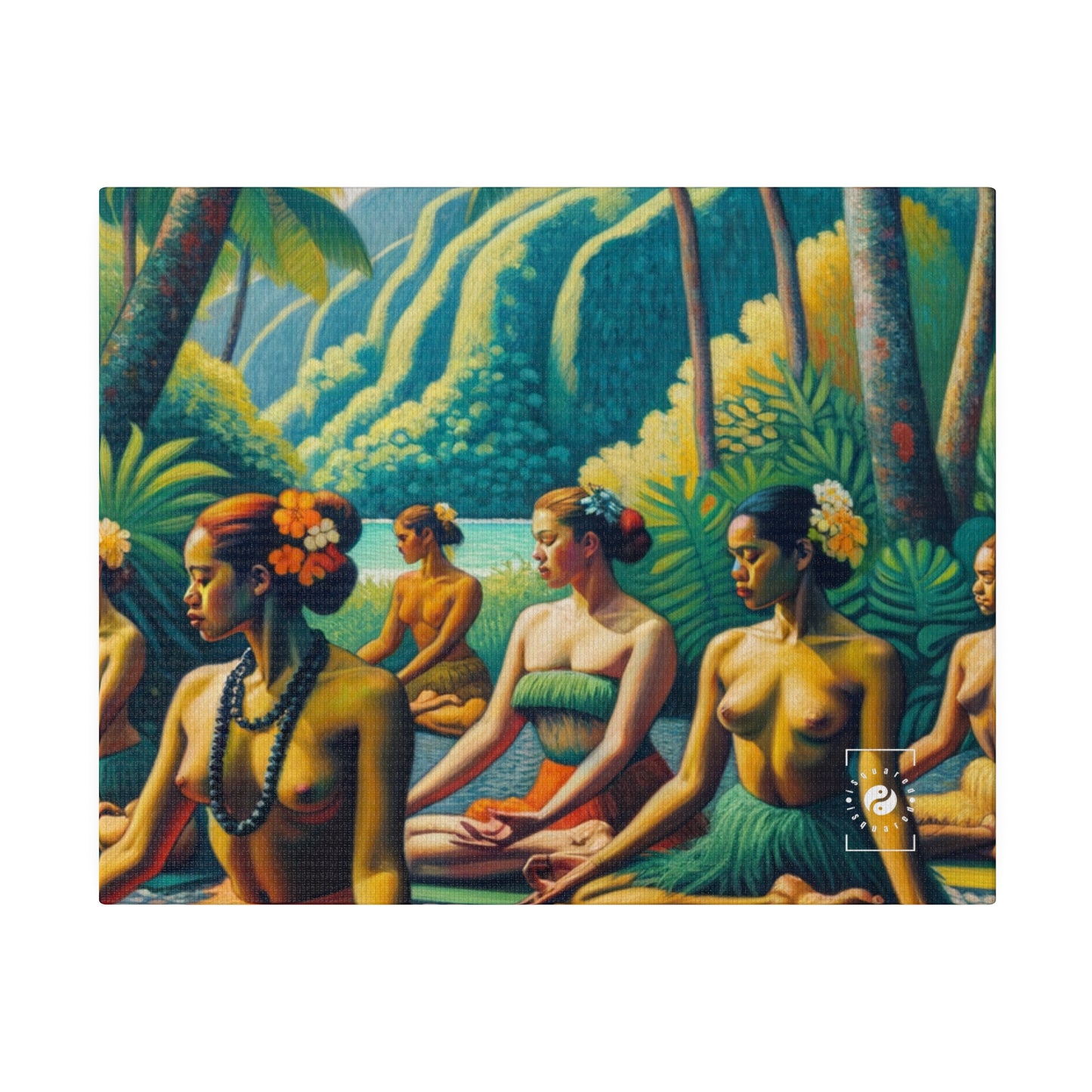 Tahitian Tranquility - Art Print Canvas