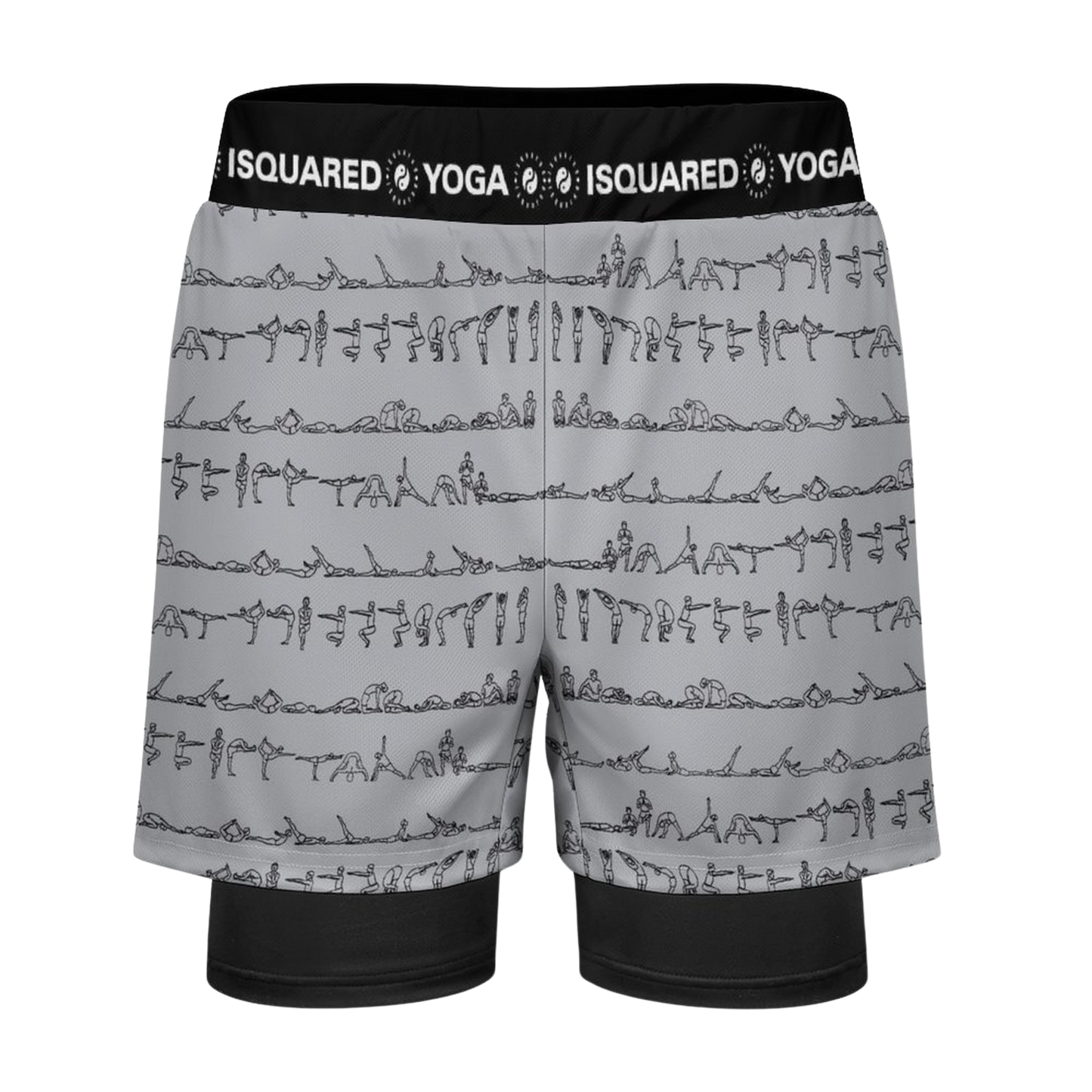 Bikram Pastel - Compression Yoga Shorts