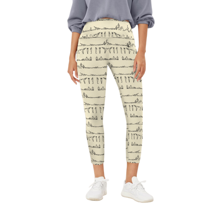 Bikram Pastel - iSquared Pocket Leggings