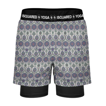 Jaipur Love - Compression Yoga Shorts