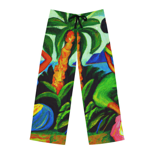 "Tropical Sutra Vivarium" - men's Lounge Pants