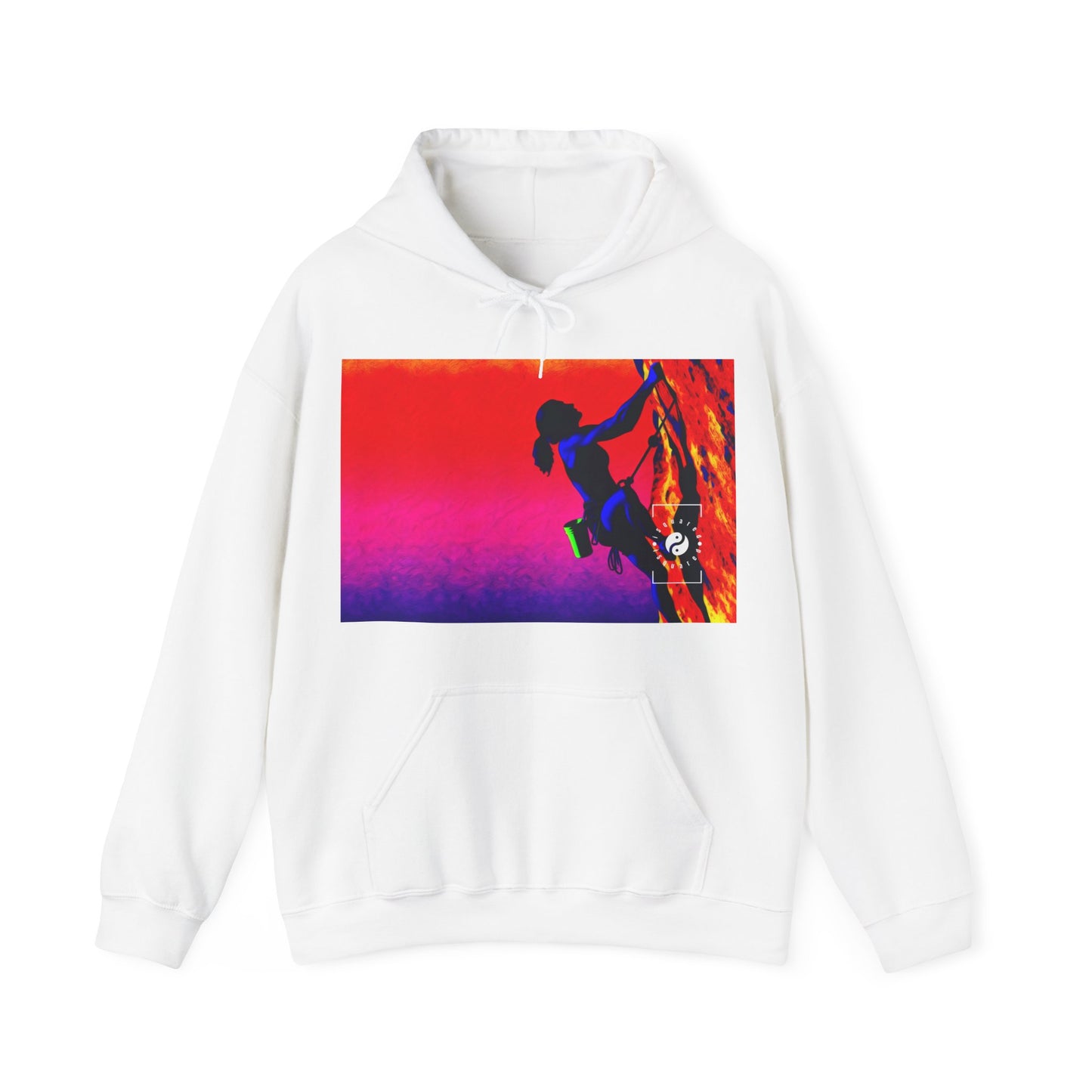 "Technicolor Ascent: The Digital Highline" - Sweat à capuche