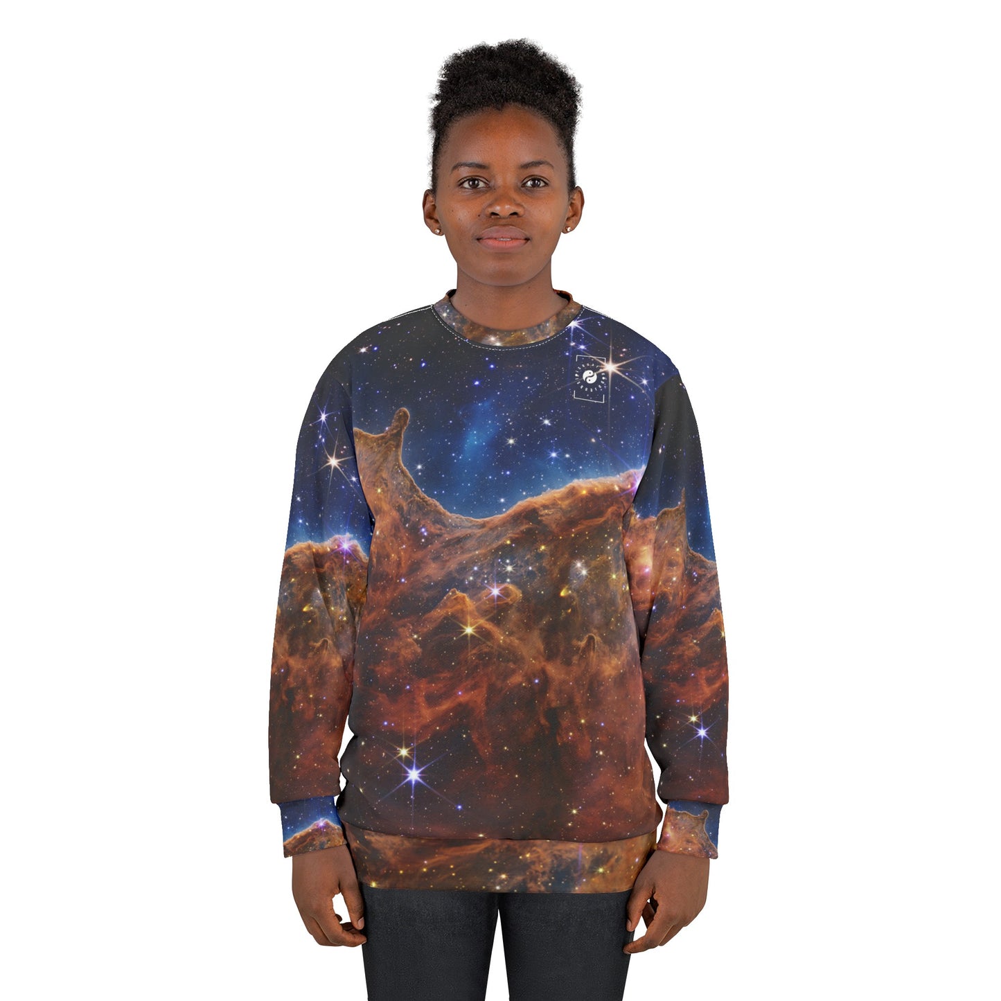 « Falaises cosmiques » dans la nébuleuse de la Carène (Image NIRCam) - Collection JWST - Sweat-shirt unisexe