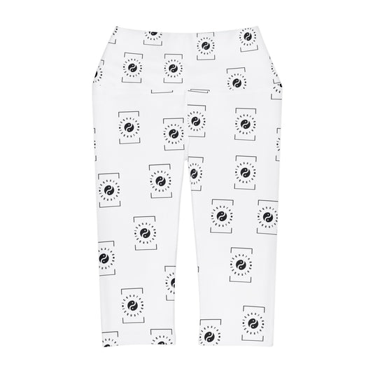 iSquared Yoga - Legging Capri taille haute blanc 