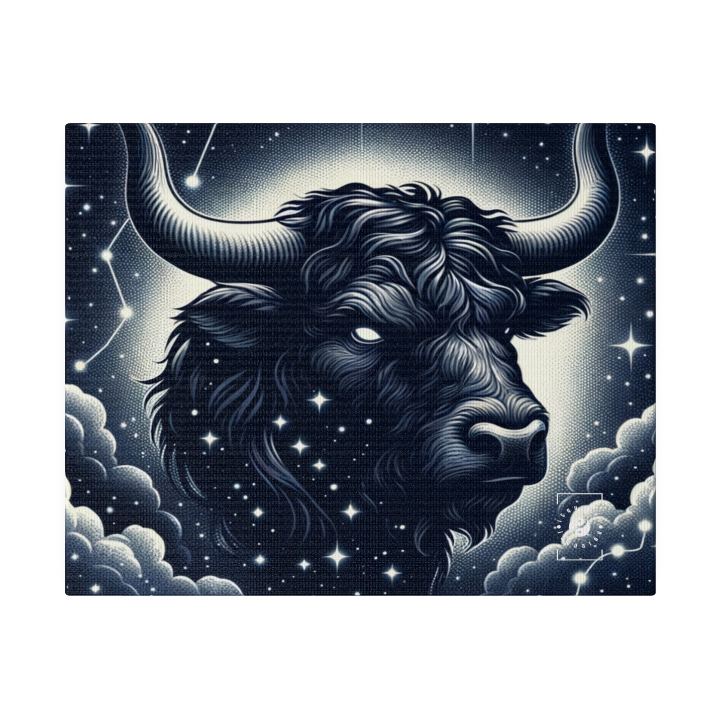 Celestial Taurine Constellation - Art Print Canvas