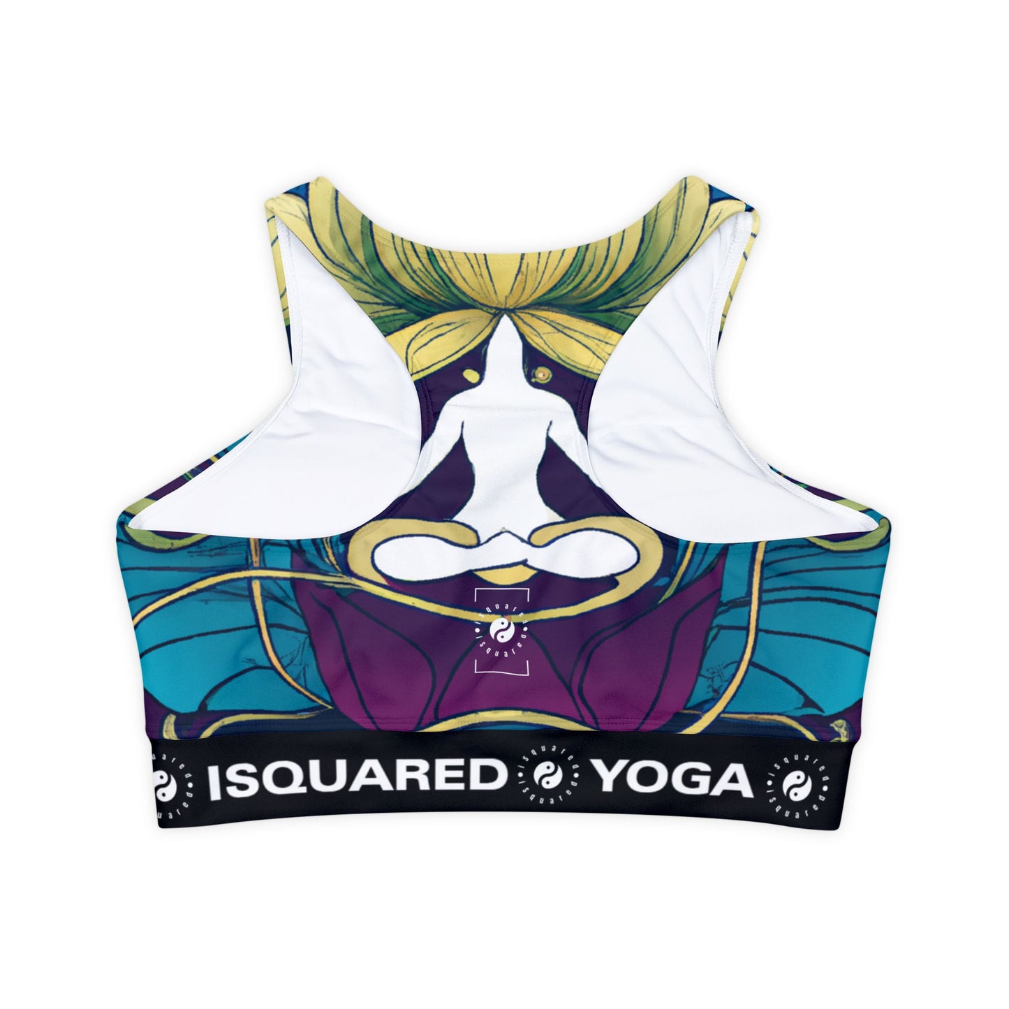 "Lotus Serenity Dance" - Lined & Padded Sports Bra