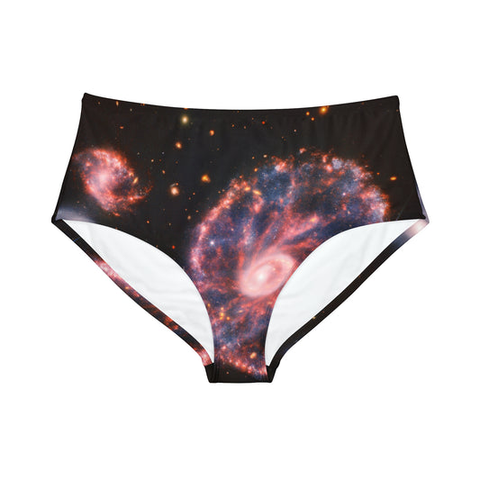 Cartwheel Galaxy (NIRCam and MIRI Composite Image) - High Waisted Bikini Bottom