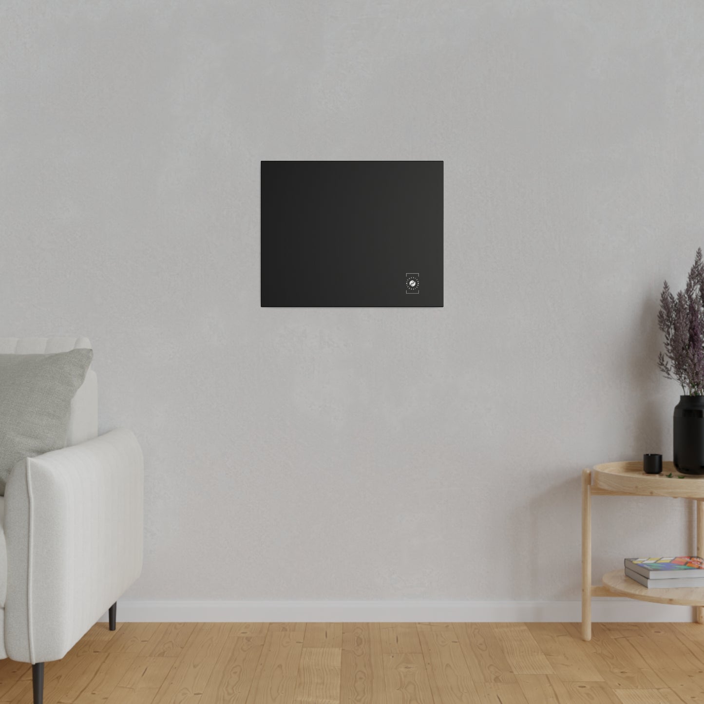 Pure Black - Art Print Canvas