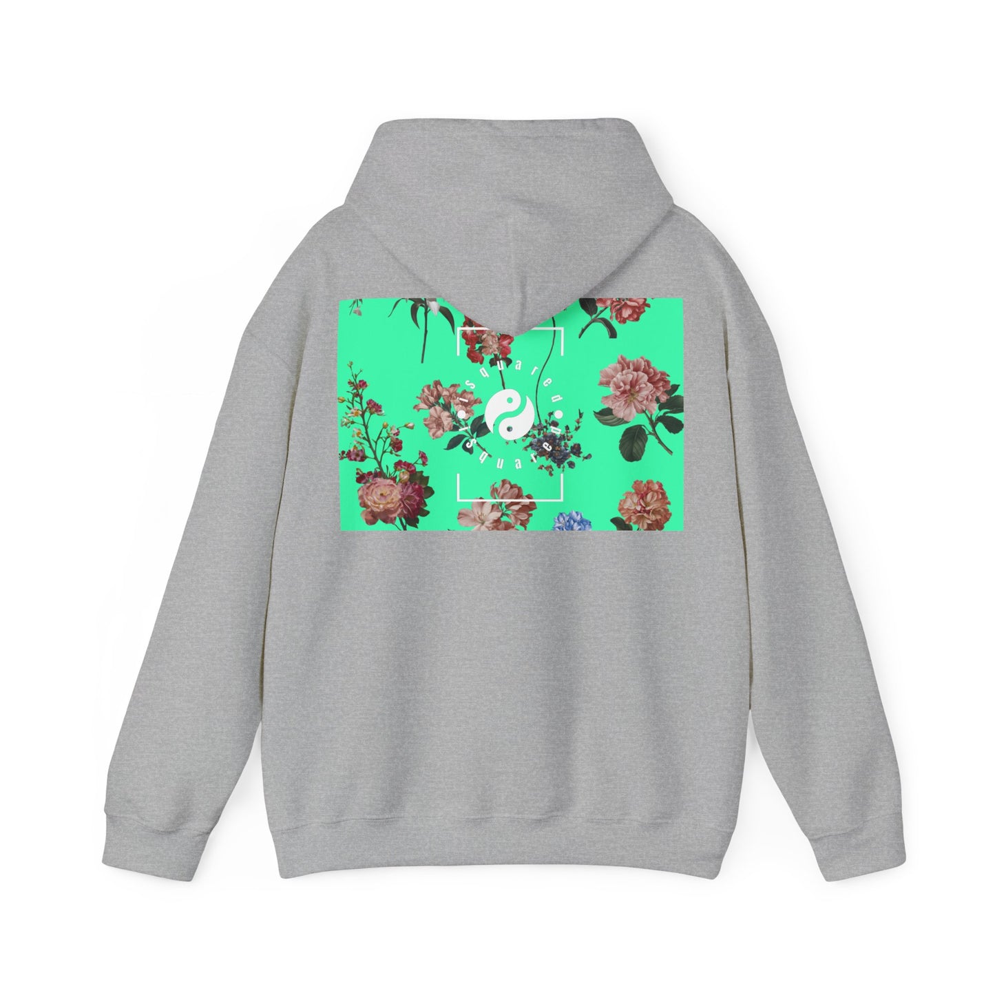 Botanicals on Turquoise - Hoodie