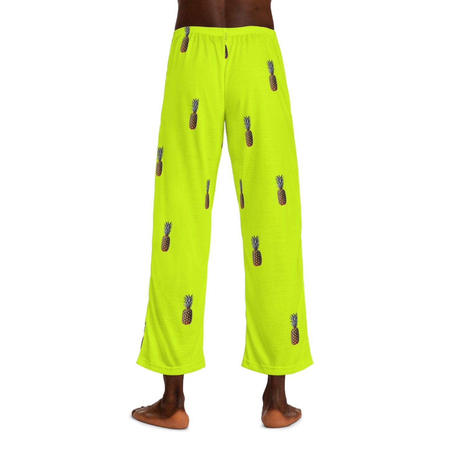 #D7FF11 Sharp Yellow + Ananas - Pantalon de détente pour homme