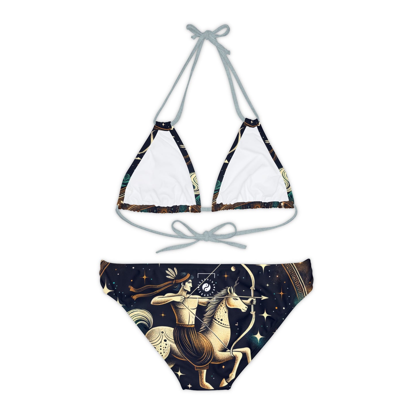Sagittarius Emblem - Lace-up Bikini Set