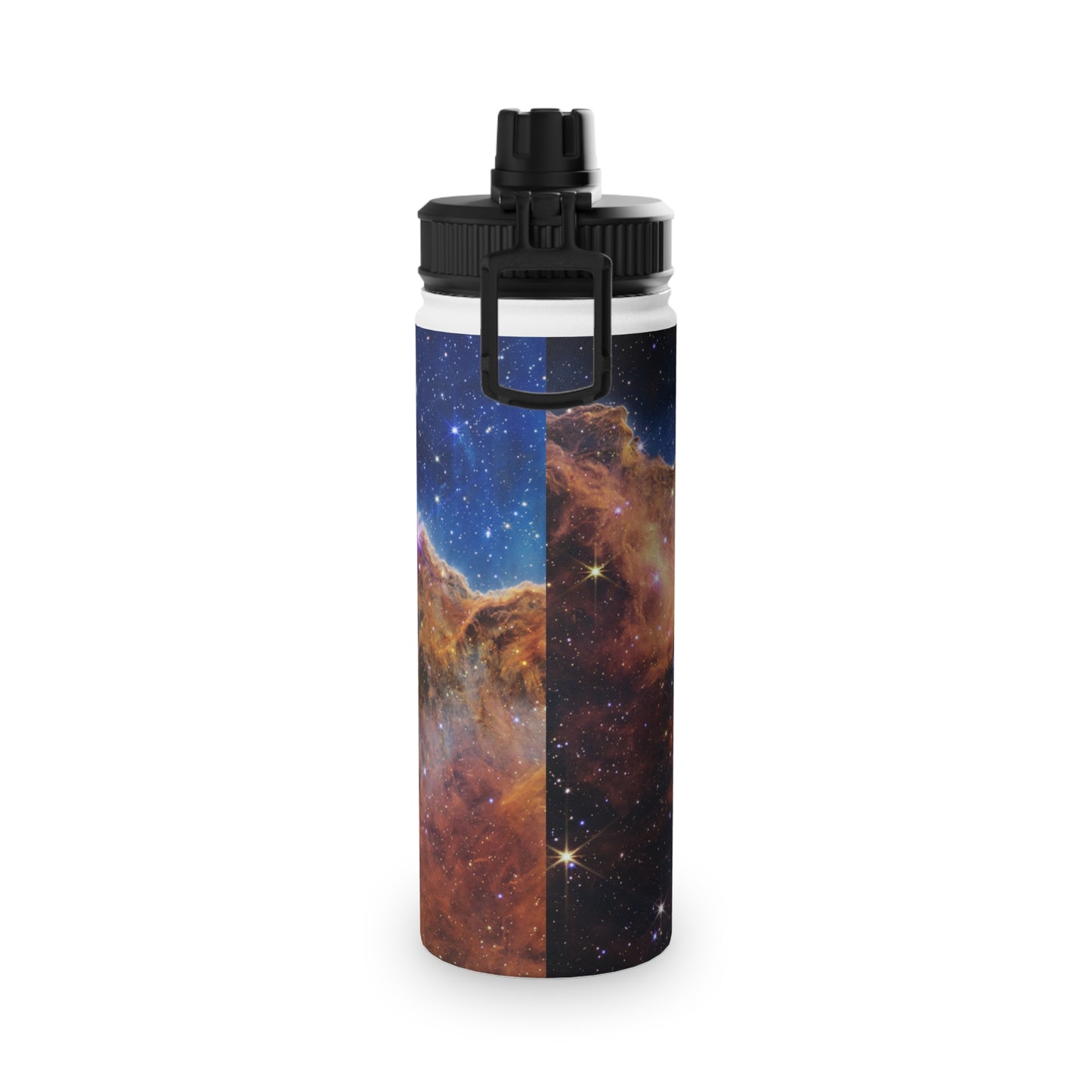 “Cosmic Cliffs” in the Carina Nebula (NIRCam Image) - JWST Collection - Sports Water Bottle