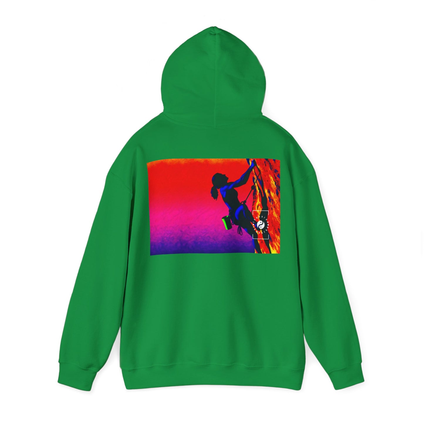 "Technicolor Ascent: The Digital Highline" - Sweat à capuche