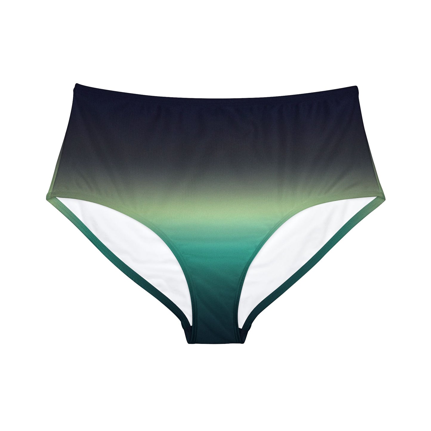 Midnight Gradients - High Waisted Bikini Bottom