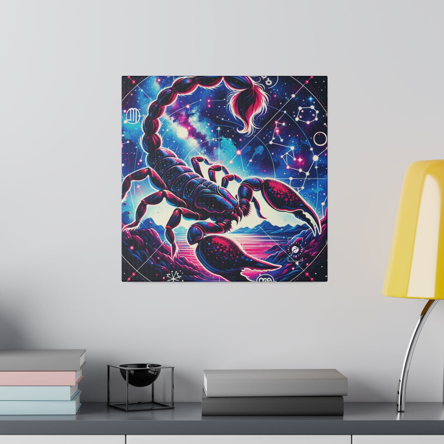 Crimson Scorpio - Art Print Canvas