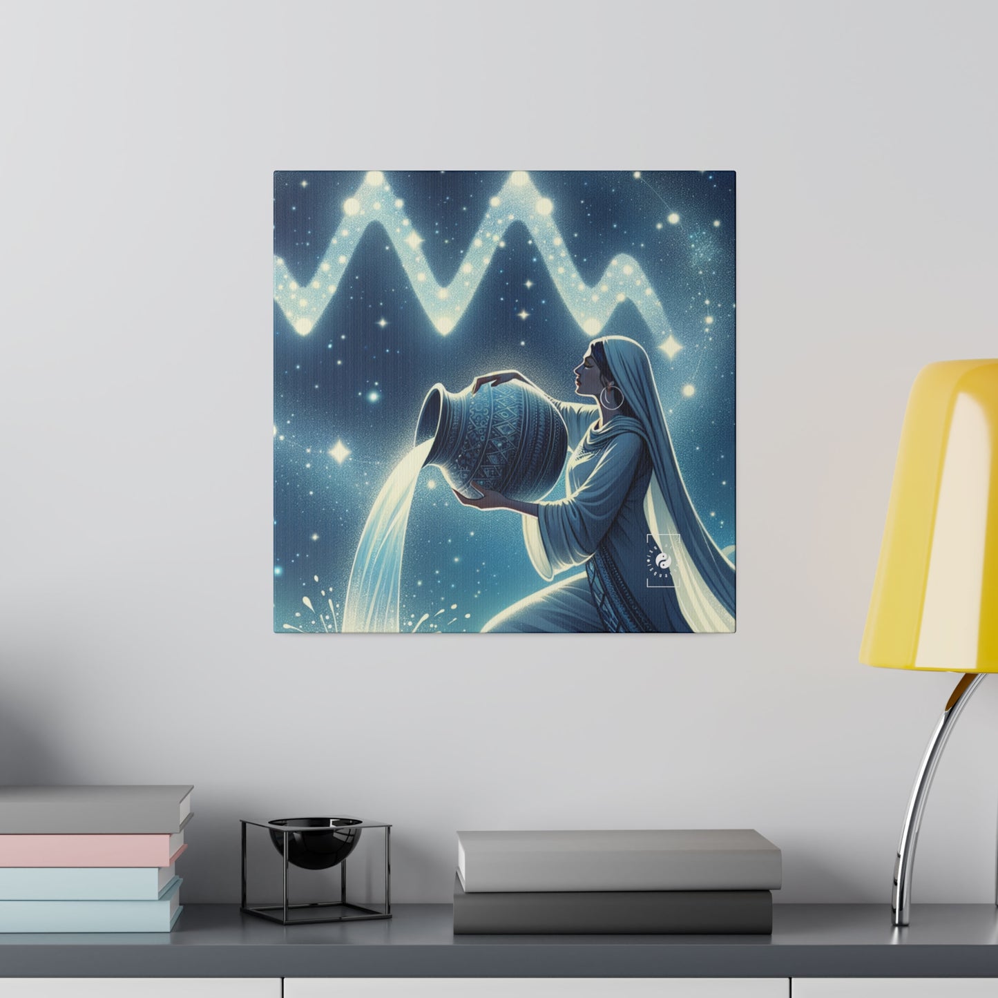 Aquarius Flow - Art Print Canvas