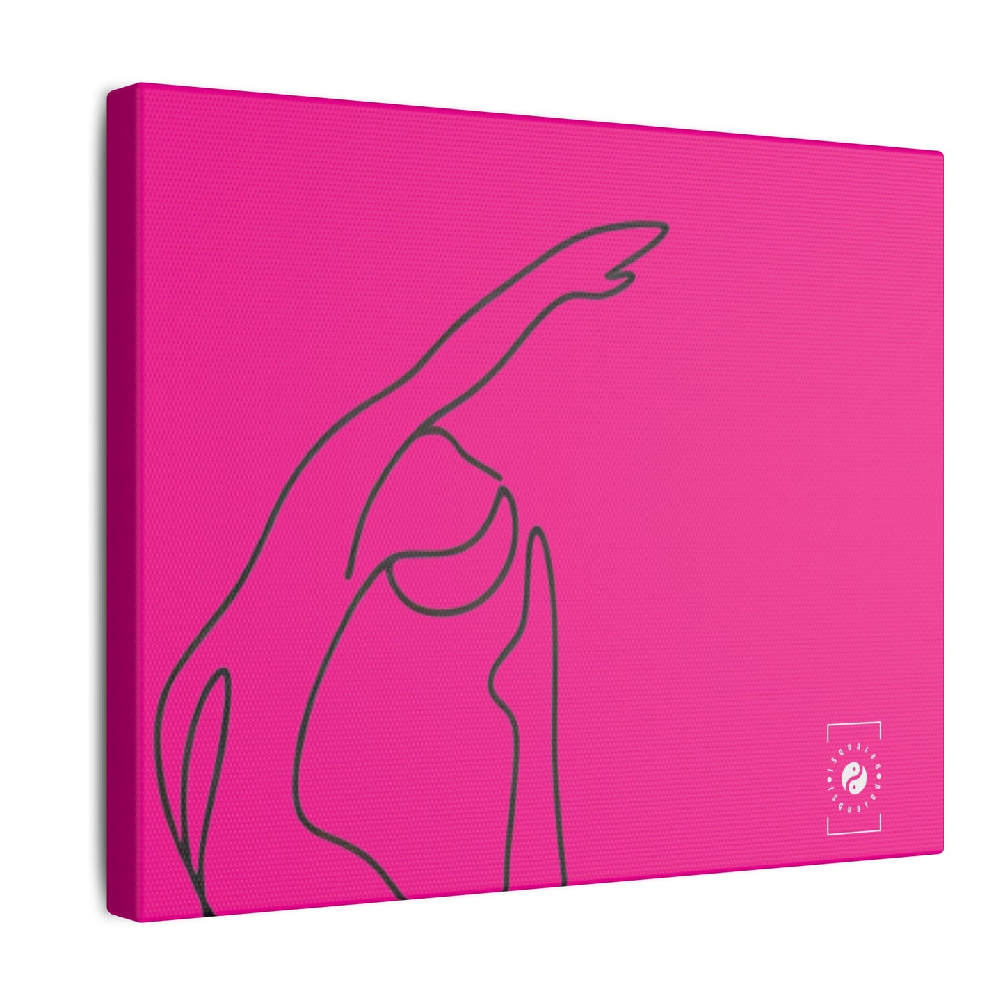 Line Art Pigeon Pose - Art Print Canvas