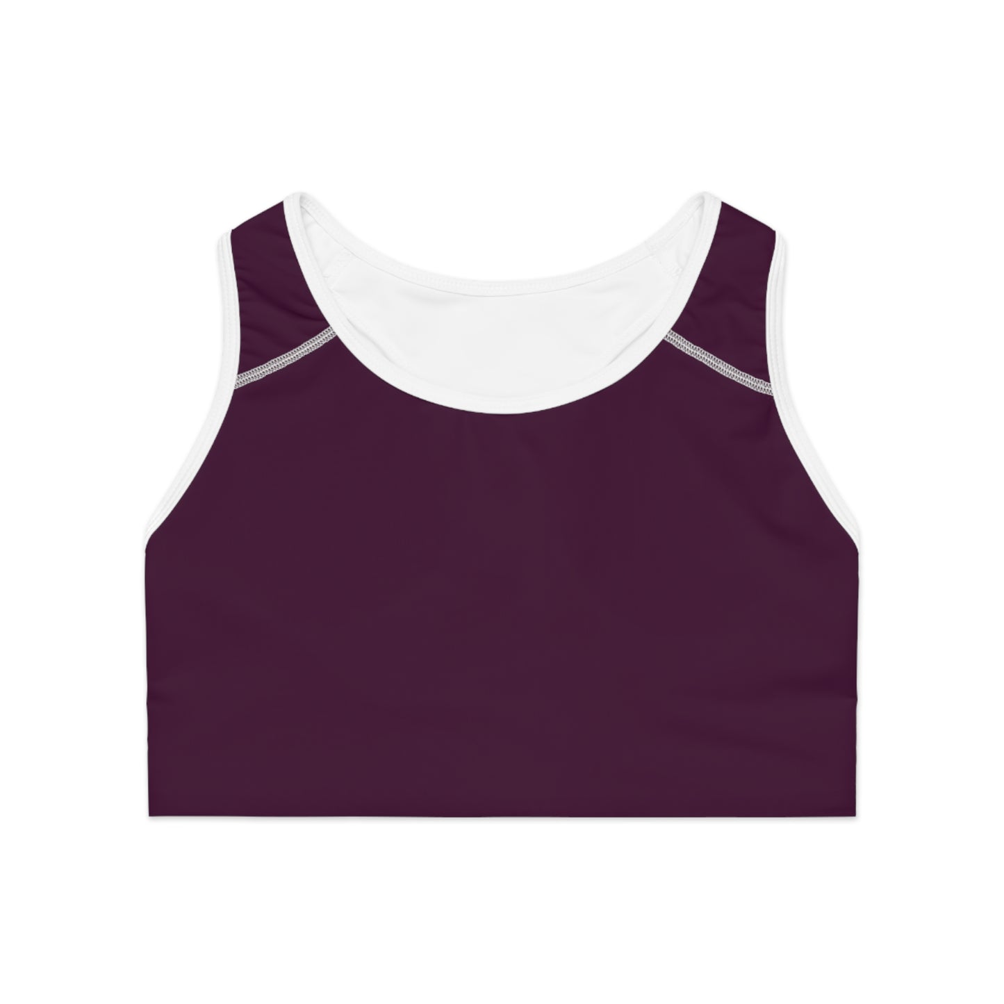 Deep Burgundy - Soutien-gorge de sport haute performance 