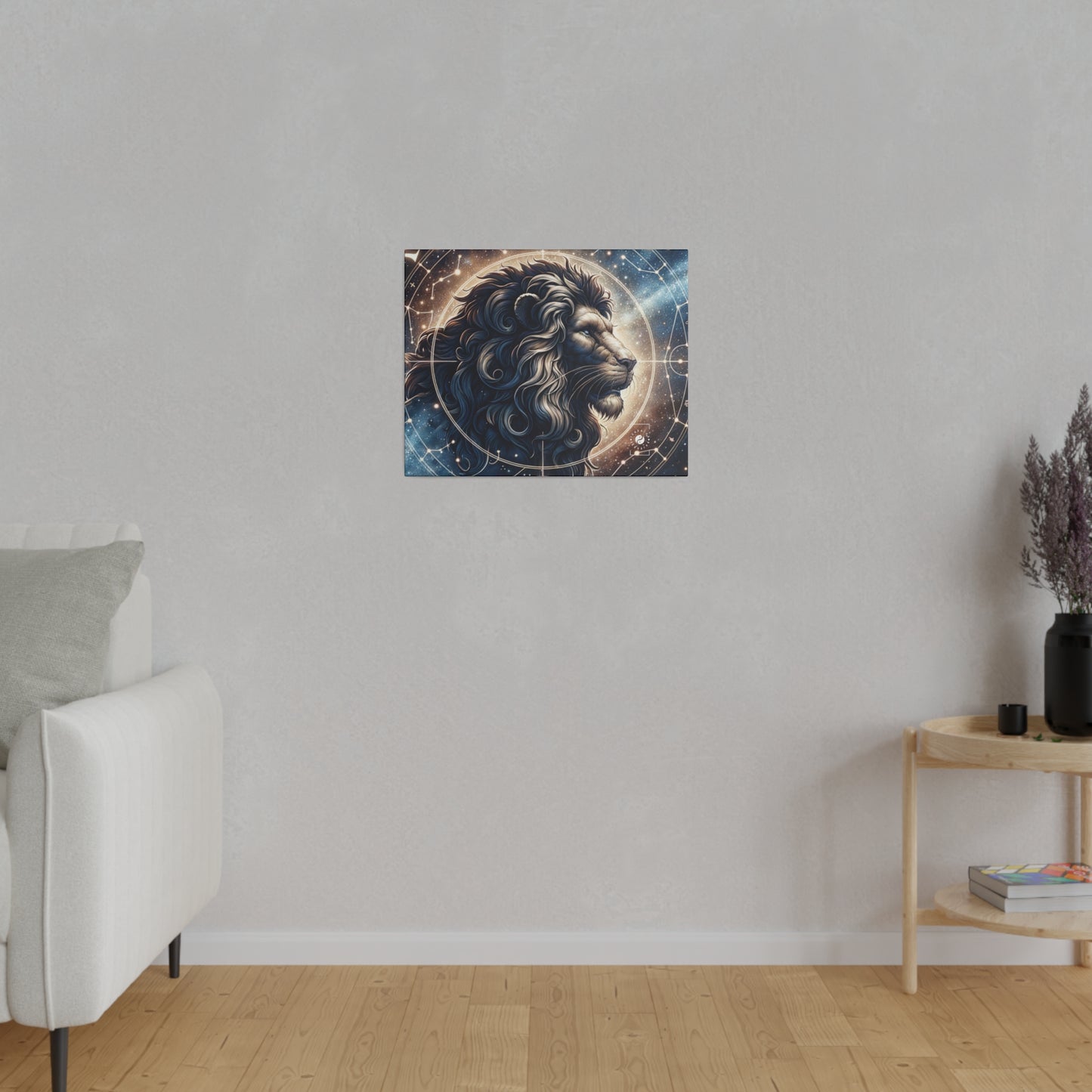 Celestial Leo Roar - Art Print Canvas